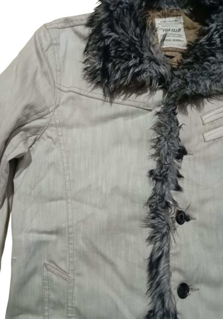 14th Addiction 2000'S NICOLE CLUB FOR MEN FUR COLLAR JACKET Size US M / EU 48-50 / 2 - 3 Thumbnail