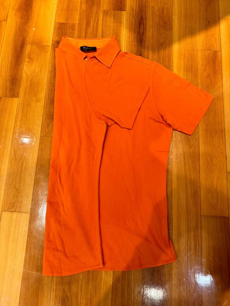 Loro Piana LORO PIANA Pure cotton orange Polo shirt Size US XL / EU 56 / 4 - 6 Thumbnail