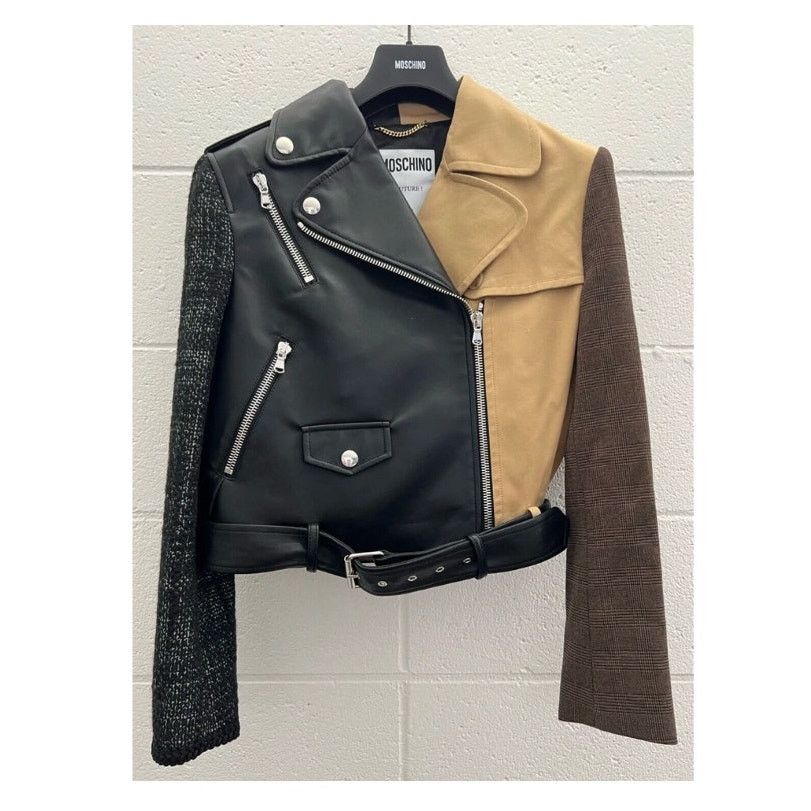 Moschino AW20 Moschino Couture Jeremy Scott Biker Jacket sleeves Size XL / US 12-14 / IT 48-50 - 4 Thumbnail