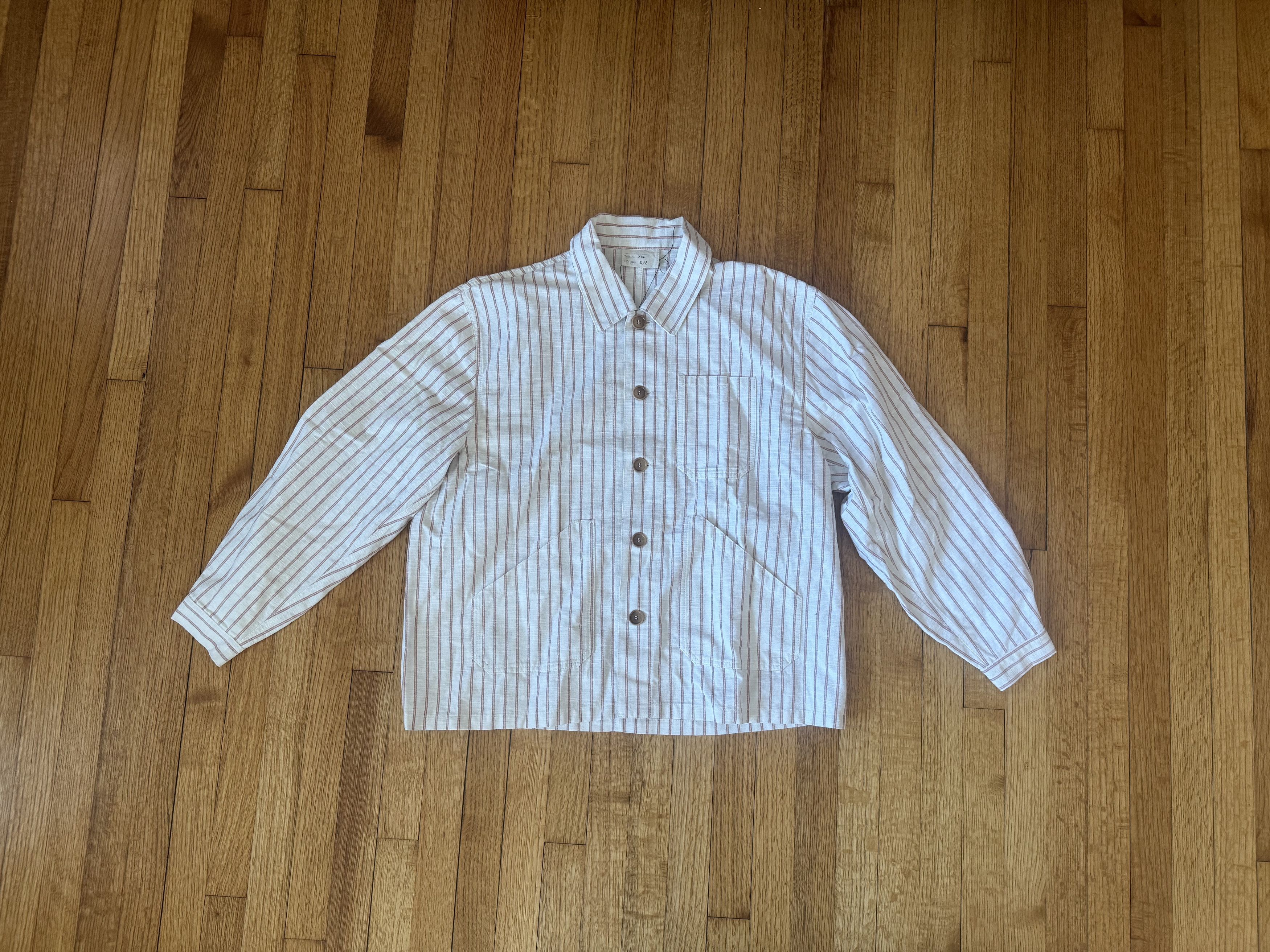 Other NWT Ségo Ségo XXL Striped Linen Work Shirt Size US XXL / EU 58 / 5 - 1 Thumbnail