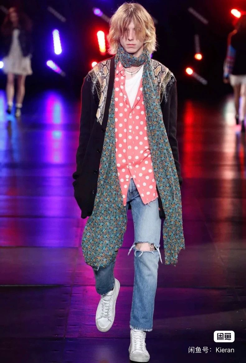 Saint Laurent Paris Saint Laurent Paris 16ss show jeans with holes in them jea Size US 29 - 5 Thumbnail
