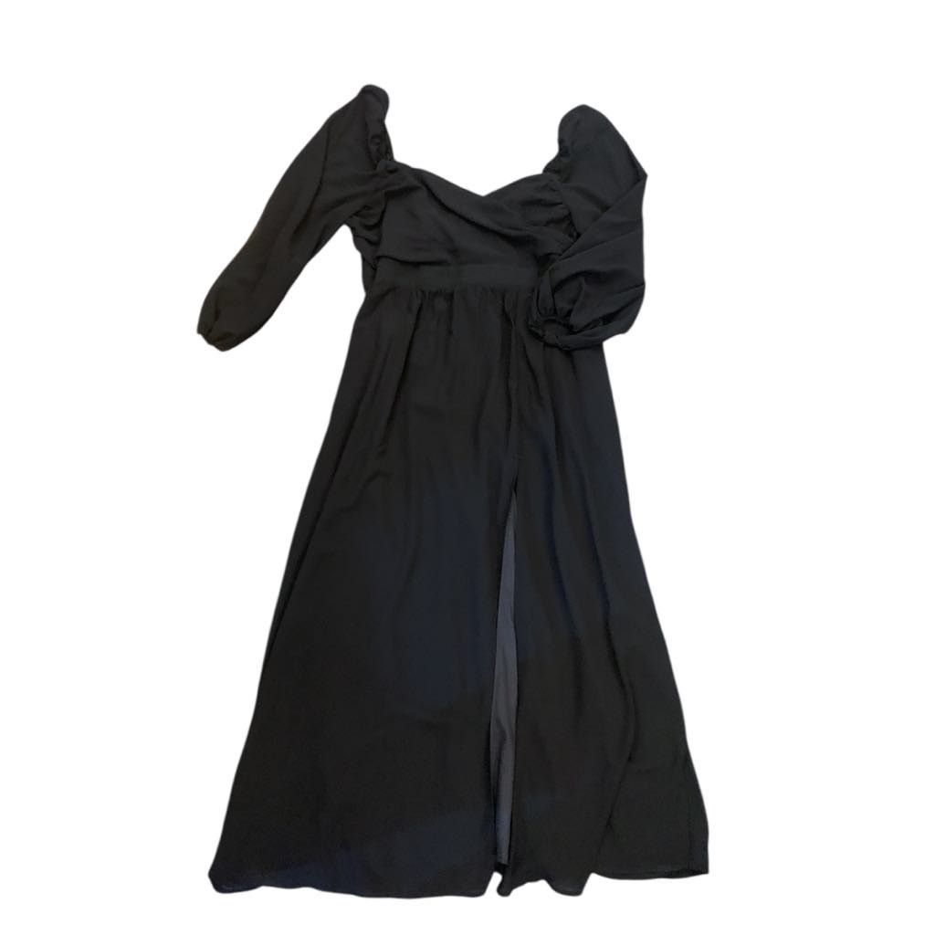 Other Women's Maxi Formal Dress Black Long Sleeve Mesh Light 3XL Size 3XL / US 20-22 - 1 Thumbnail