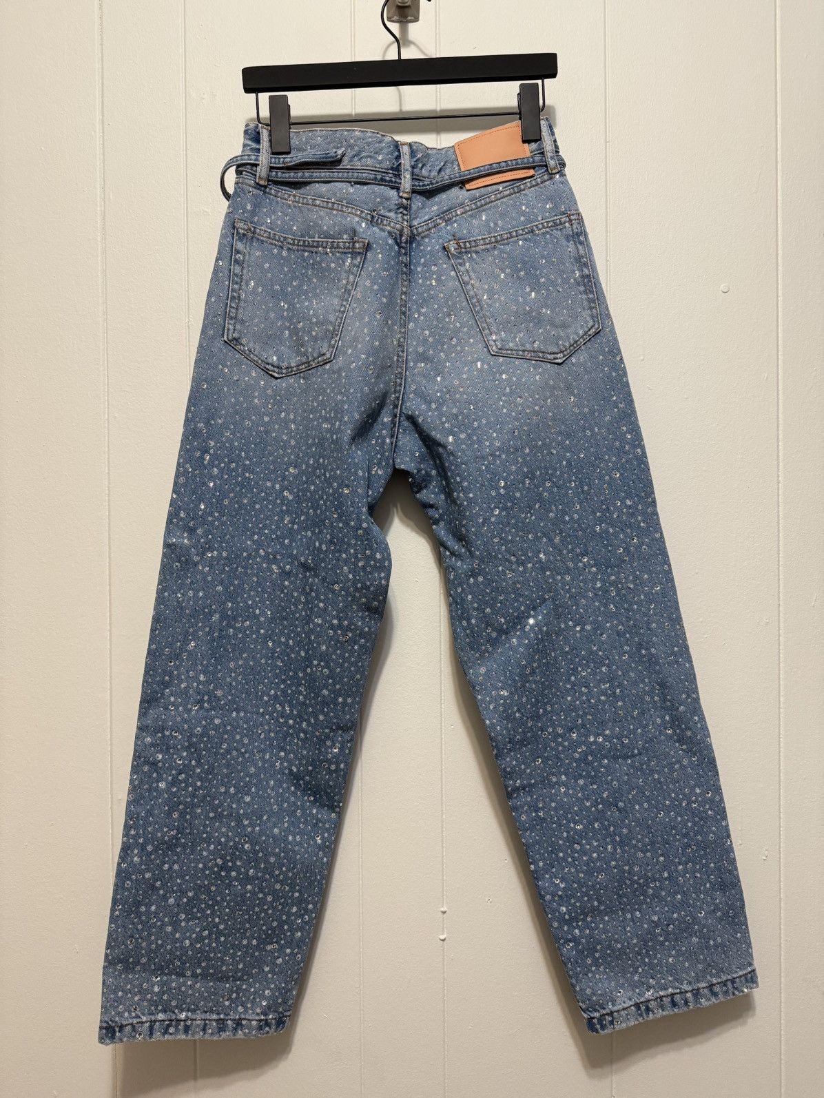 Acne Studios Acne Studios 1991 Toj Vegas Rhinestone Jeans Size US 27 - 3 Thumbnail