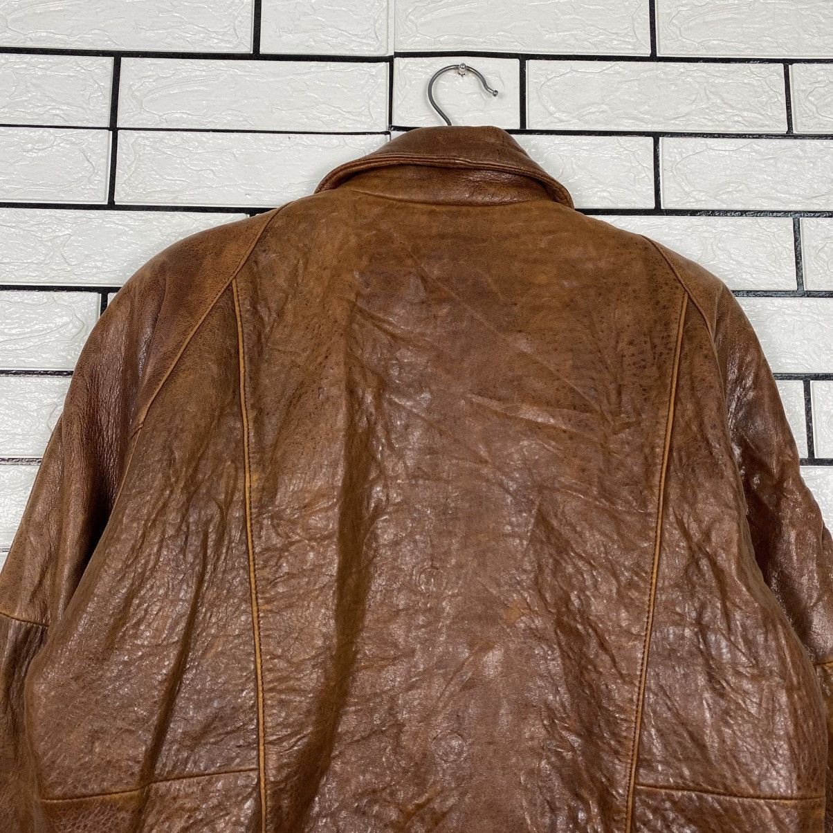Issey Miyake Vintage Leather Jacket Strath Conar Blanket Fly Size US M / EU 48-50 / 2 - 10 Thumbnail