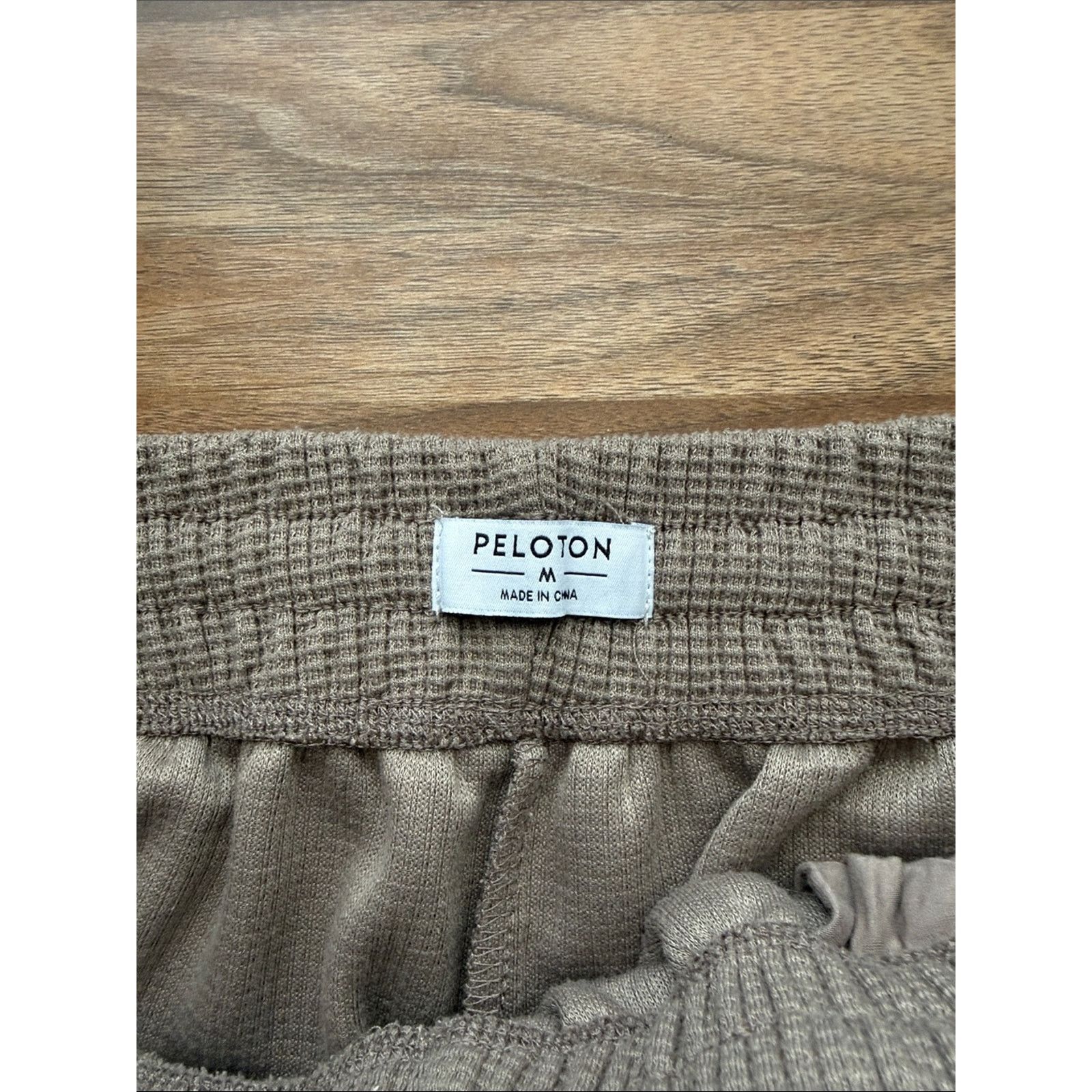 Peloton Peloton Waffle Knit Warm Gray Taupe Sweats Joggers Size 30" / US 8 / IT 44 - 2 Thumbnail