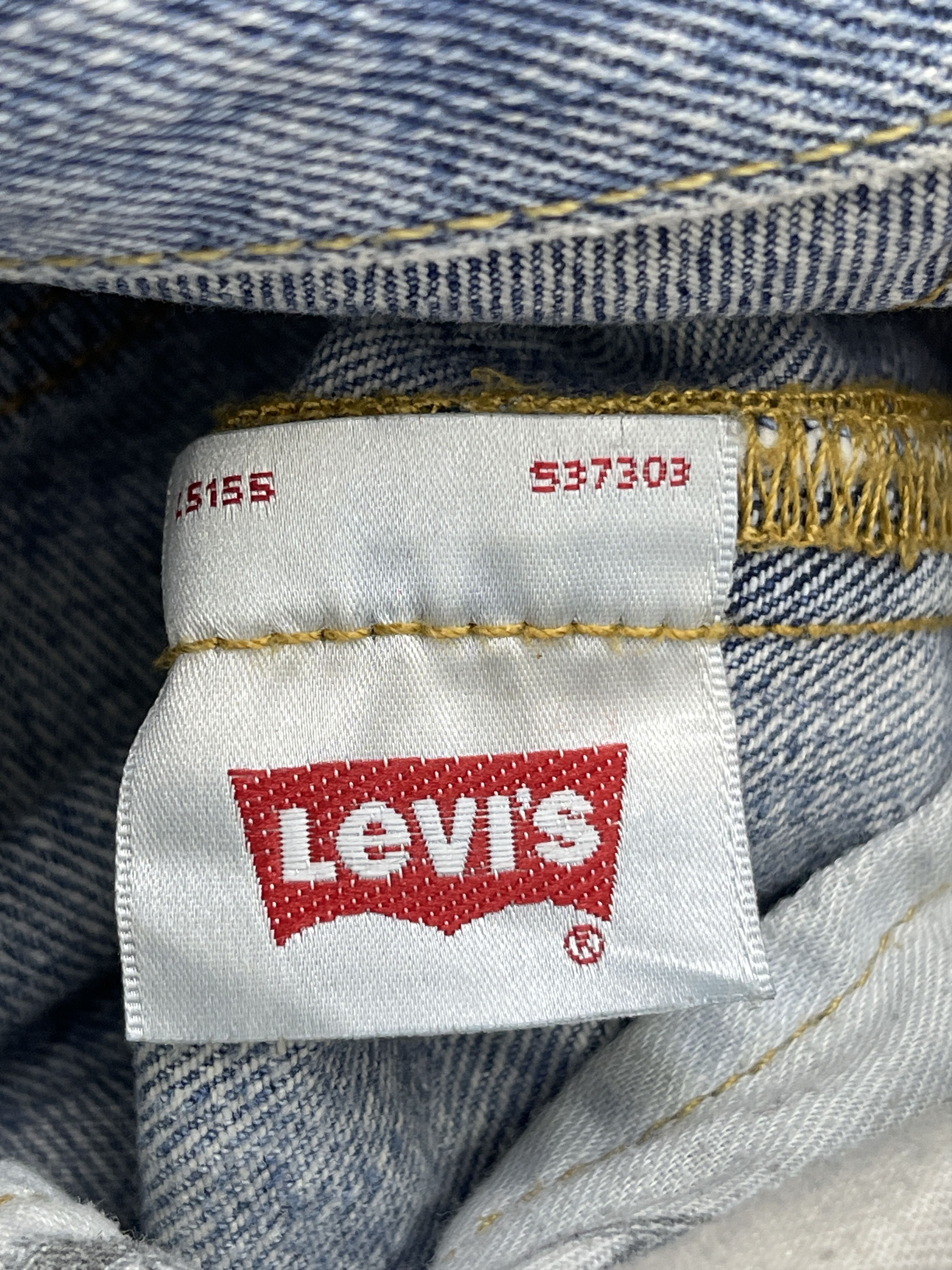 Levi's × Vintage Vintage Levis 501 Light Blue Washed Denim Jeans Size US 35 - 6 Thumbnail