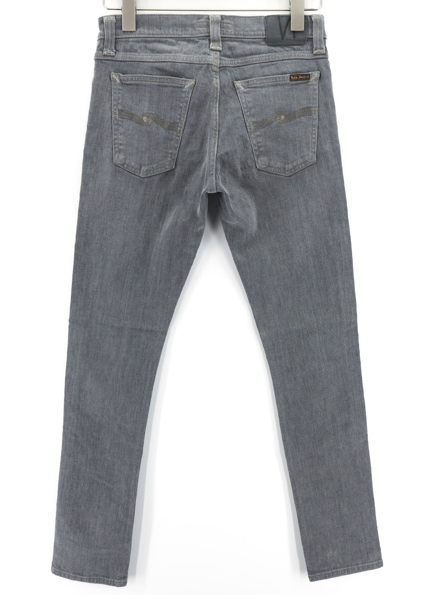 Nudie Jeans TIGHT LONG JOHN W29/L32 Organic Charcoal Slim Fit 80672 Size US 29 - 2 Thumbnail