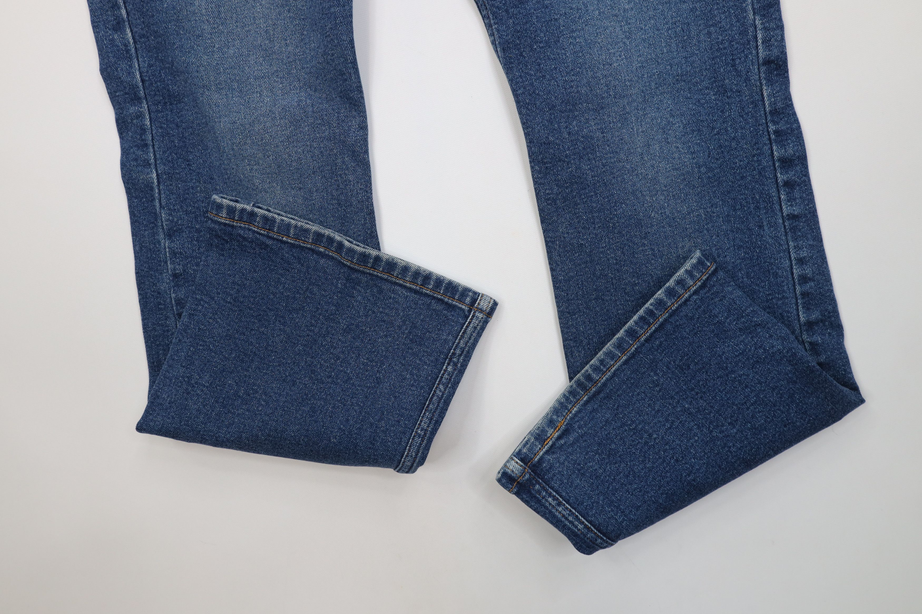 Levi's Vintage Y2K 2002 Levis 520 Low Stretch Flared Wide Leg Jeans Size 32" / US 10 / IT 46 - 5 Thumbnail