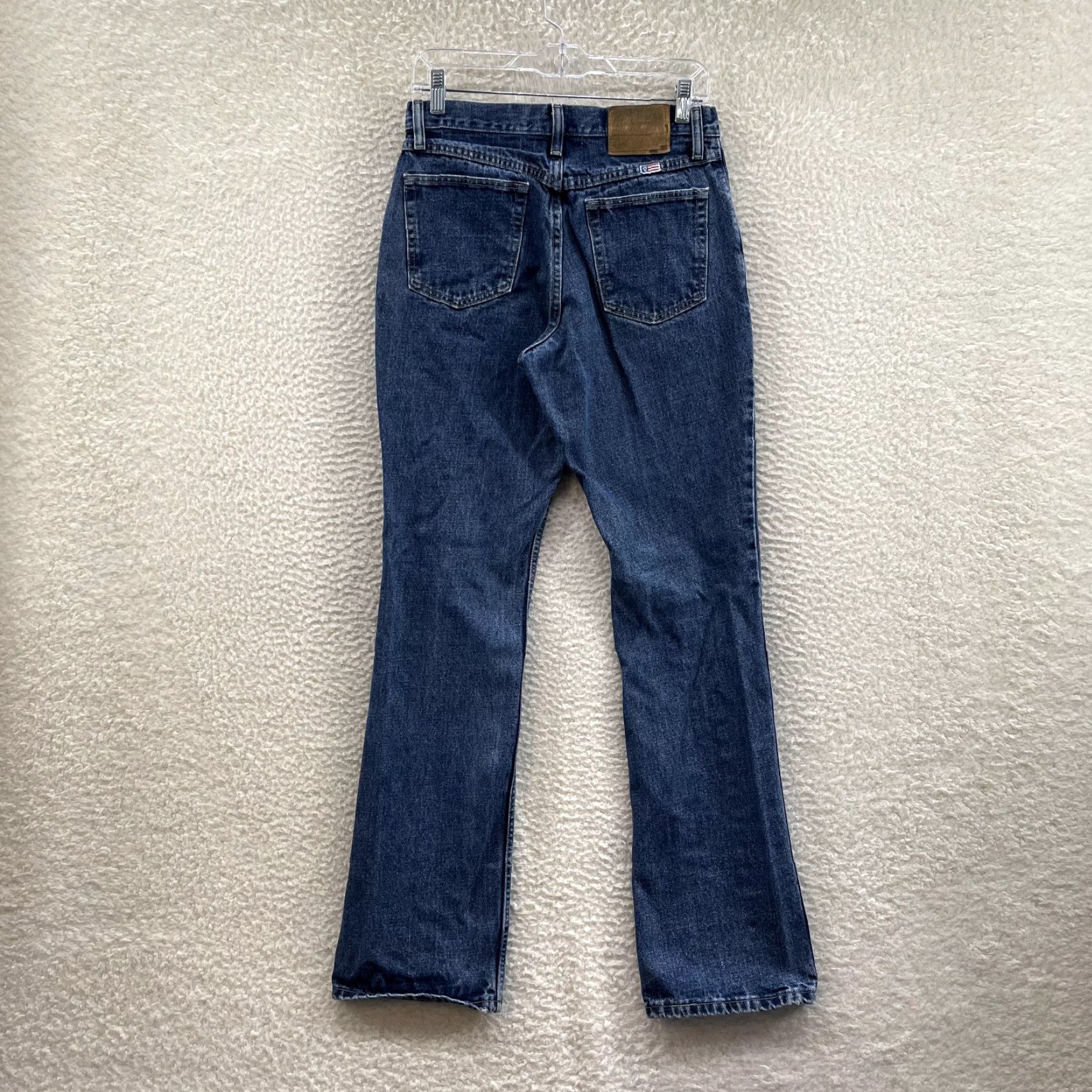 Denime VINTAGE 90s Jeans Bootcut Denim Medium Wash Long Tall Womens 8 27 28 Mid Rise Blue Size 30" / US 8 / IT 44 - 2 Thumbnail