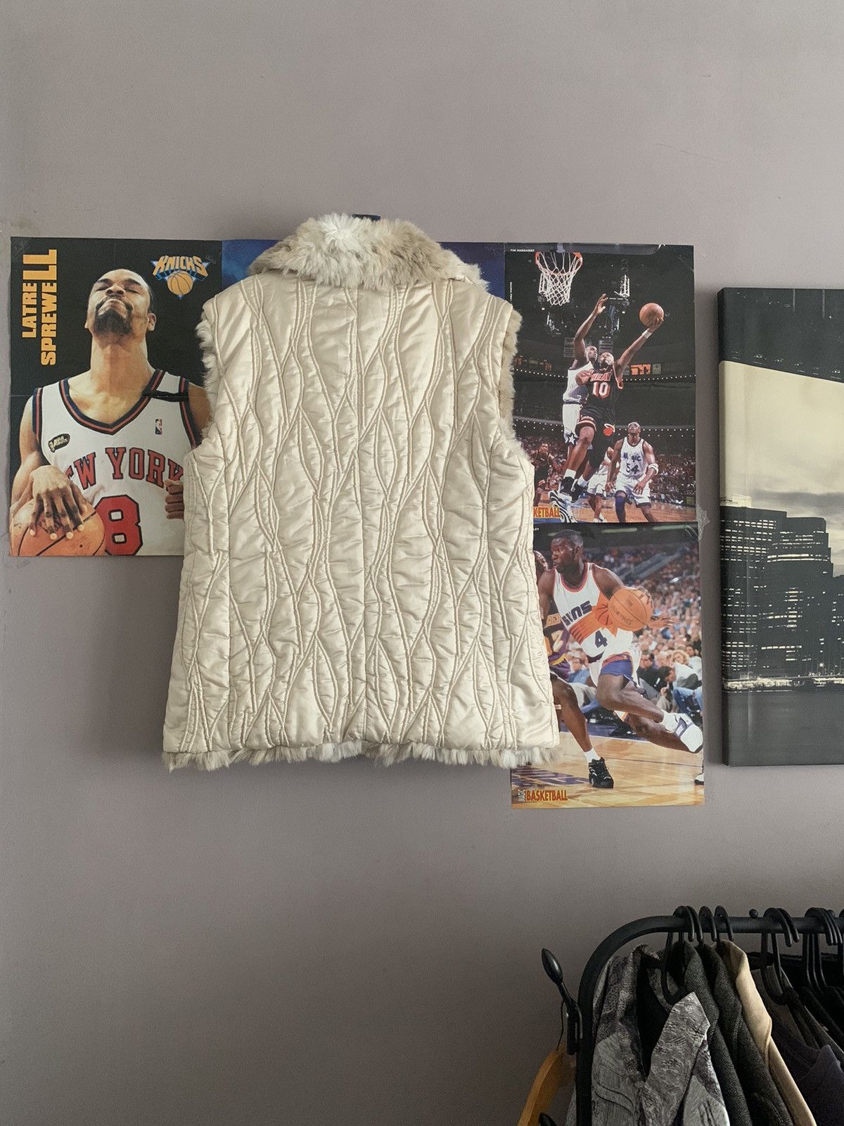 MCM × Vintage 90s Vintage MCM Quilted With Fur Lining Vest Size L / US 10 / IT 46 - 8 Thumbnail