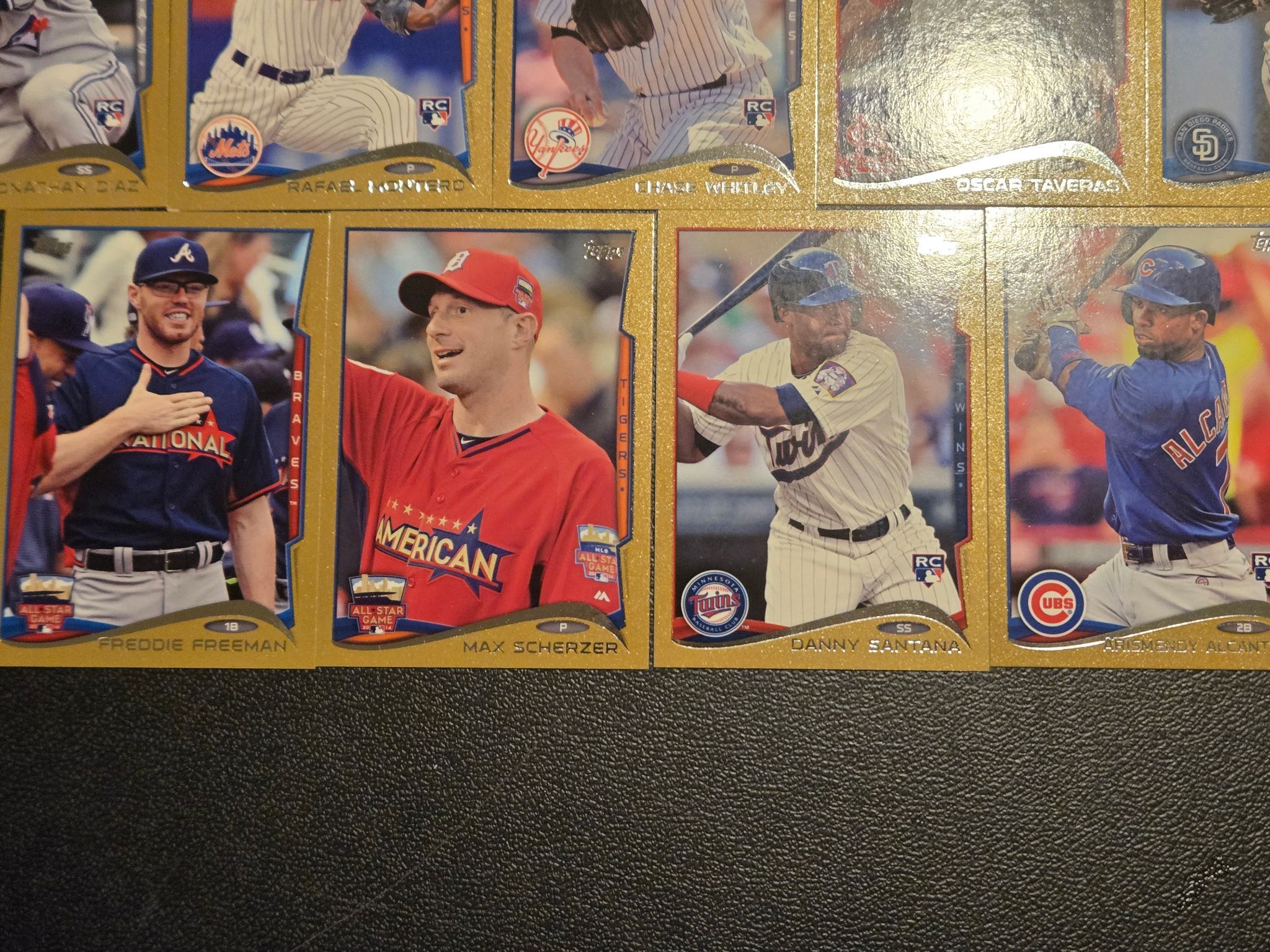 Other Topps 2014 Rookie Card Lot 14 Gold Parallel #/2014 Freeman Size ONE SIZE - 3 Thumbnail
