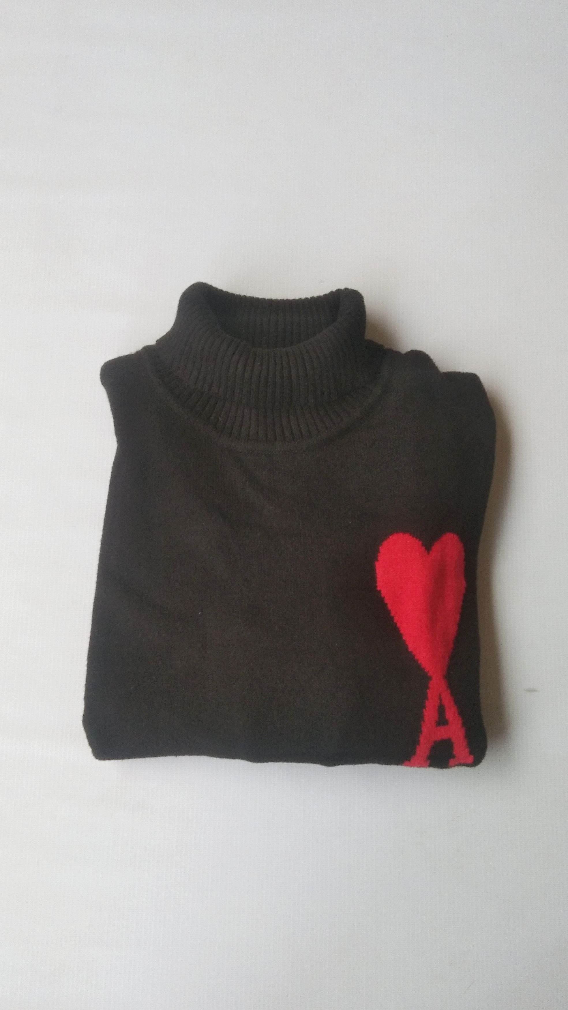 AMI Black Ami turtle neck sweater Size M / US 6-8 / IT 42-44 - 8 Thumbnail