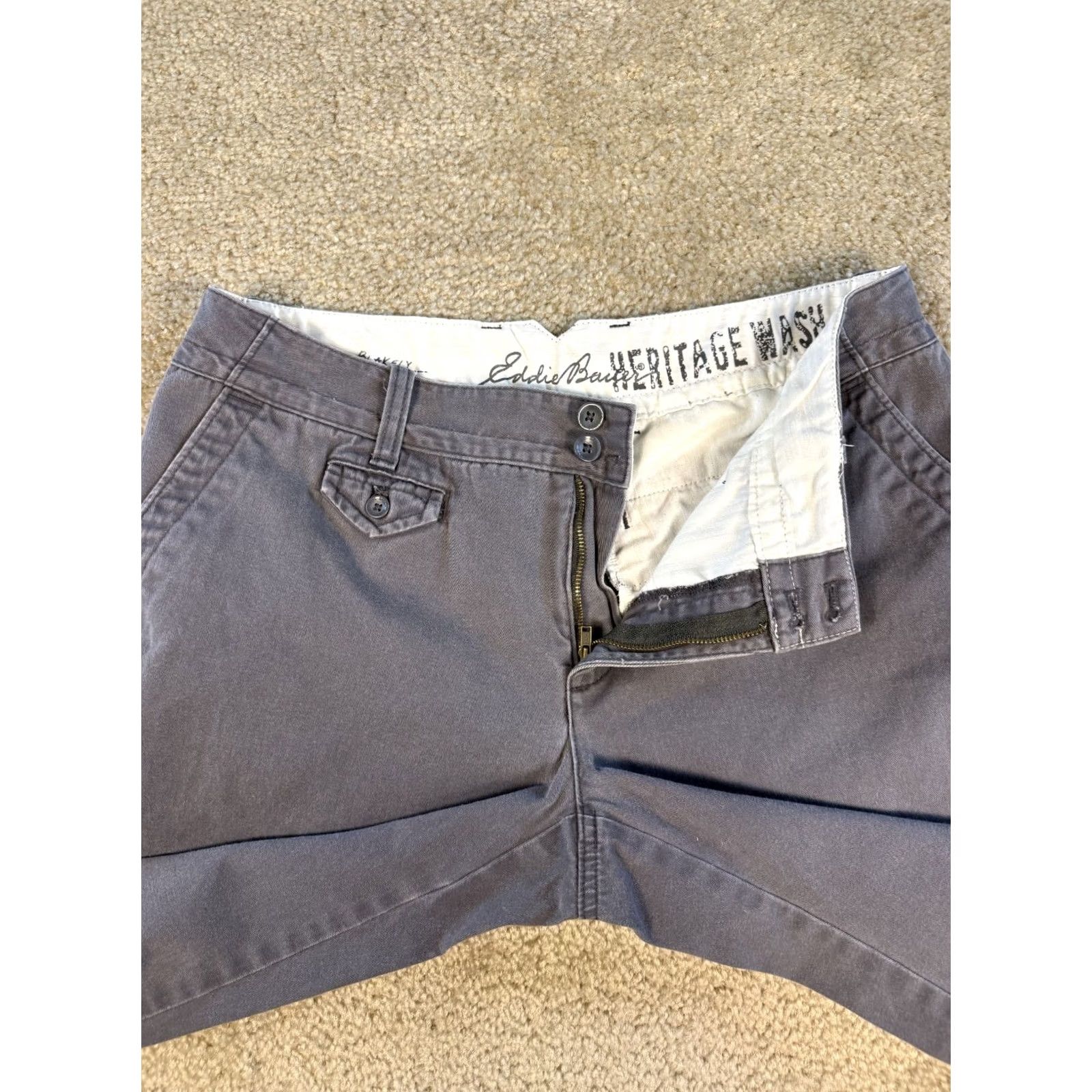 Eddie Bauer Eddie Bauer Womens Blakely Fit Capri Pants Size 10 Gray Hiking Casual F389 Pants, Eddie Bauer, Gray, Size 10, Capri, Casual, Workwear, Regular, Women Size 32" / US 10 / IT 46 - 3 Thumbnail