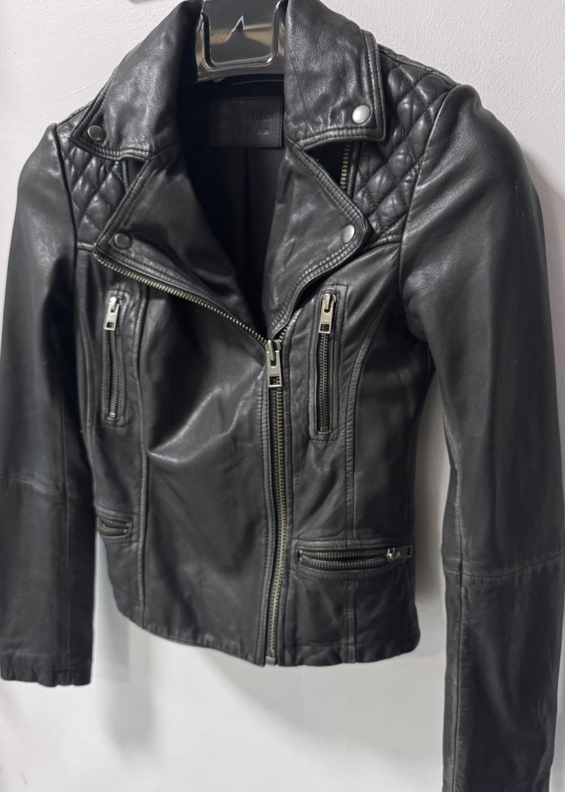 Allsaints Allsaints biker leather jacket Size XS / US 0-2 / IT 36-38 - 1 Thumbnail