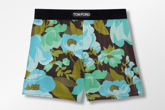 Tom Ford o1loc1c0724 ST4LM1 Abstract Floral Silk Boxer Briefs Size US 30 / EU 46 - 1 Thumbnail