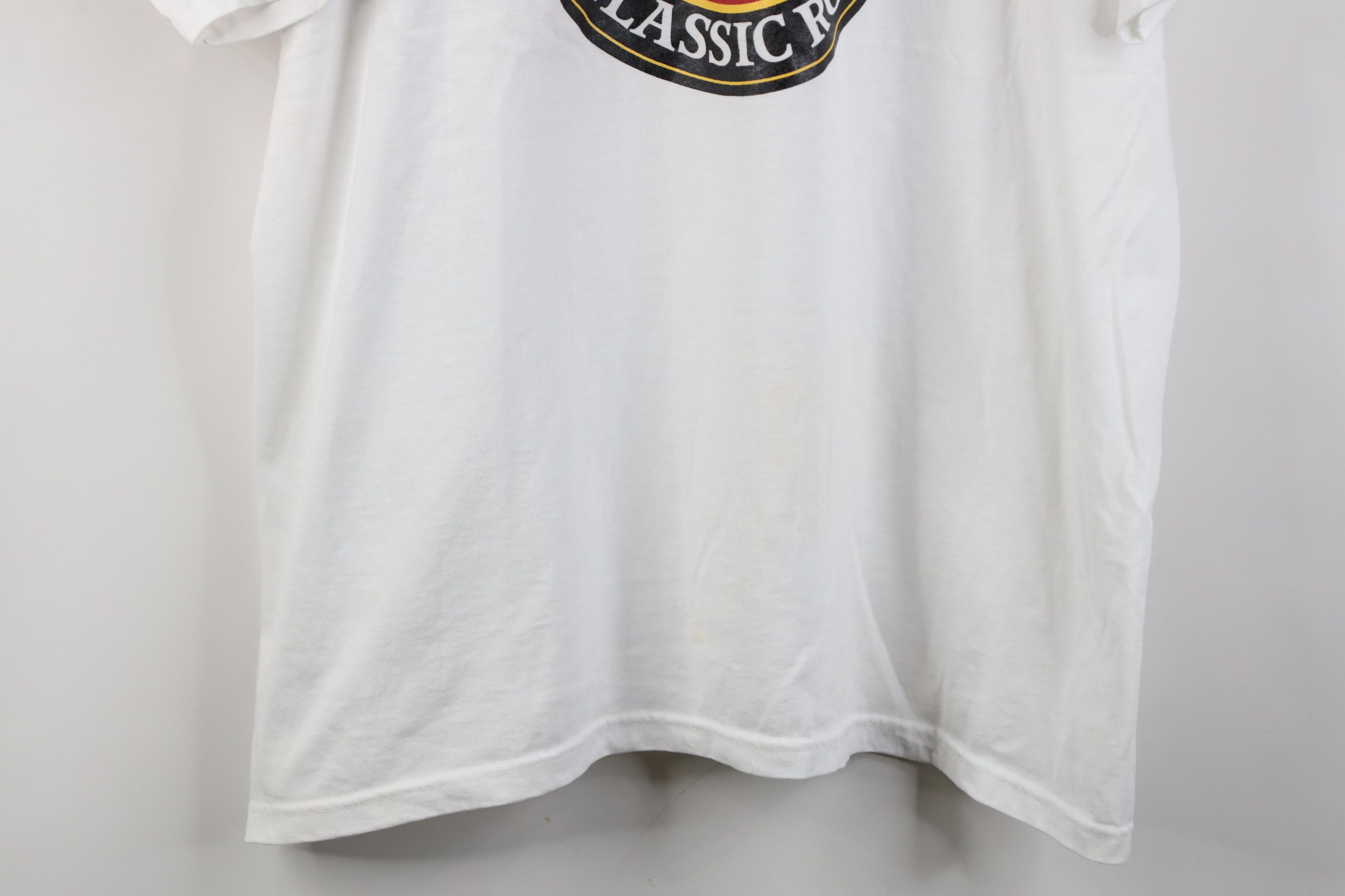 Vintage Vintage 90s Y2K 94.5 XKR Toledo's Classic Rock Radio T-Shirt Size US L / EU 52-54 / 3 - 3 Thumbnail