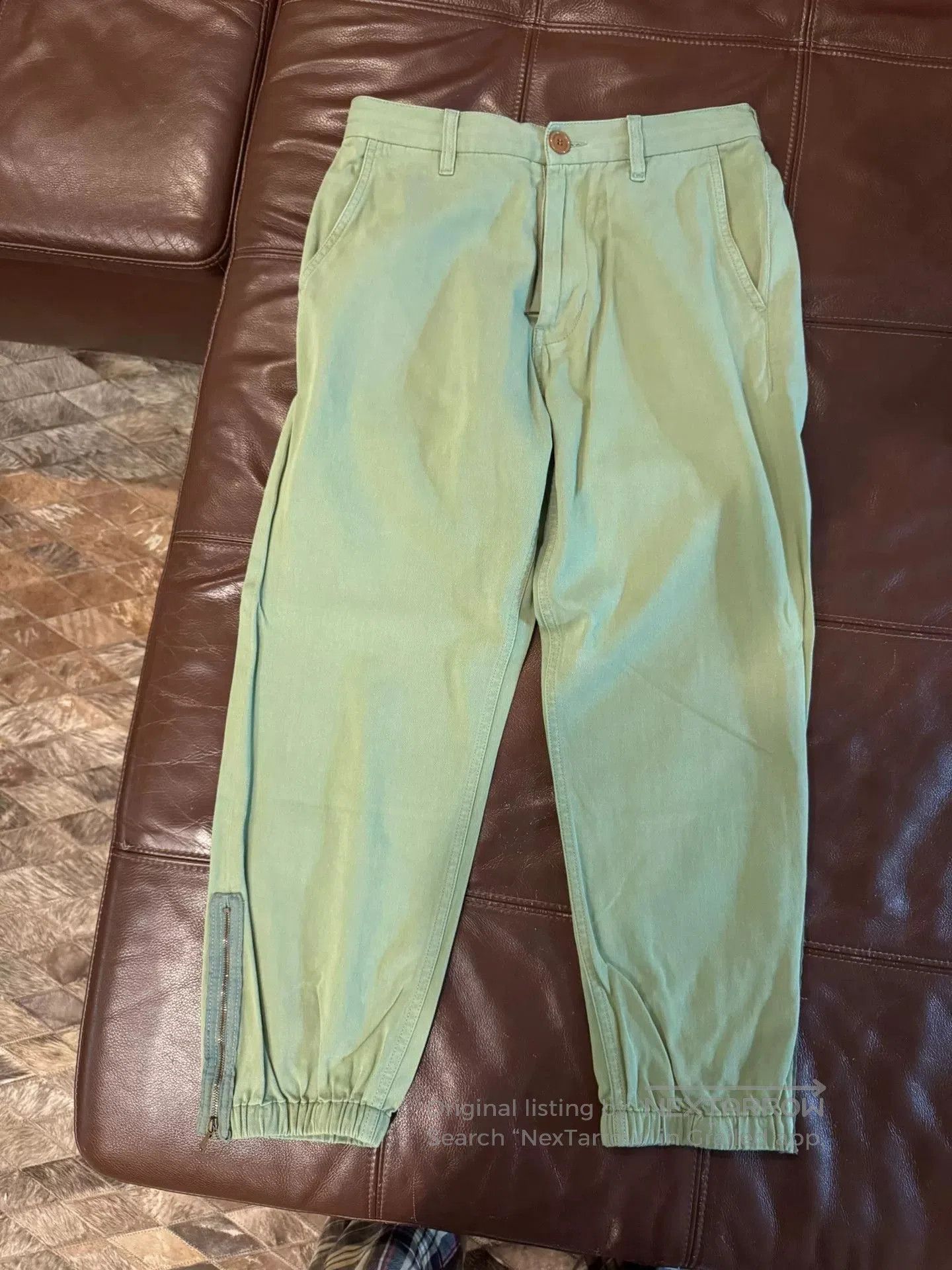 Gucci gucci women's casual tapered pants green. Size 28" / US 6 / IT 42 - 1 Thumbnail