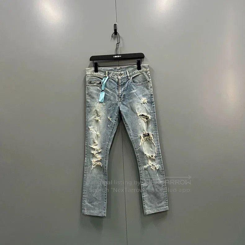 Saint Laurent Paris Saint Laurent Paris Washed denim jeans. Size US 30 / EU 46 - 1 Thumbnail