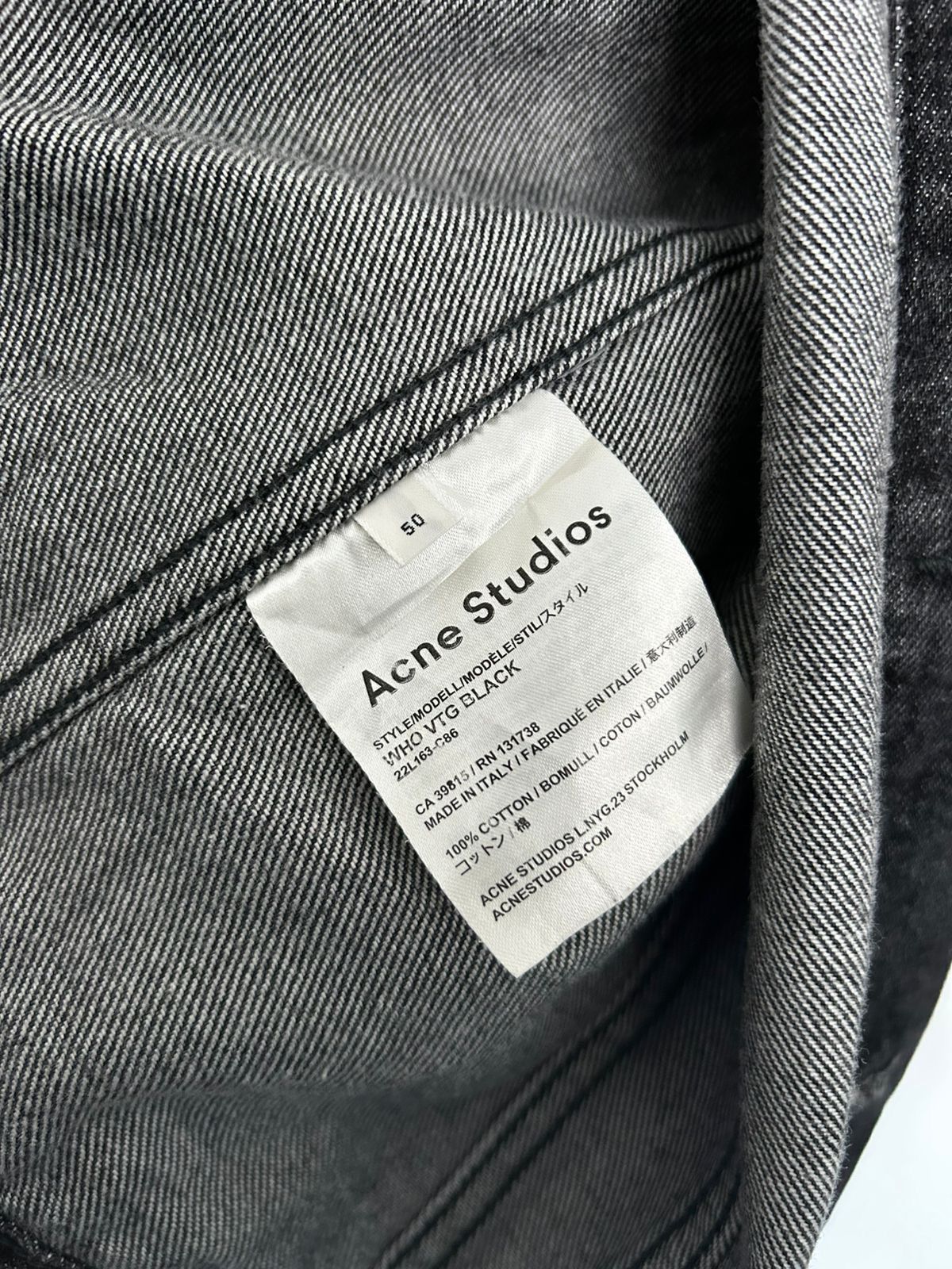 Acne Studios Acne Studios denim jacket Size XL / US 12-14 / IT 48-50 - 6 Thumbnail