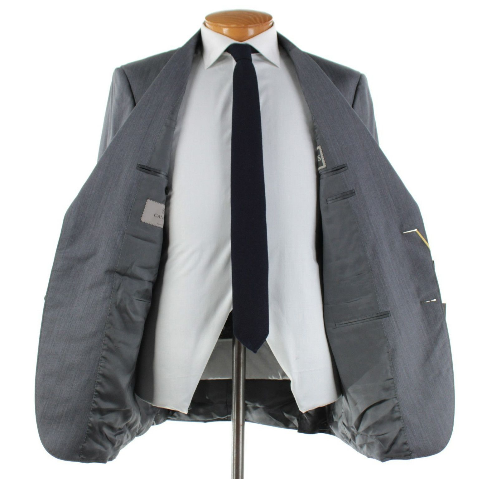 Canali Canali Suit Size US 44 Long in Gray Size 44R - 7 Thumbnail