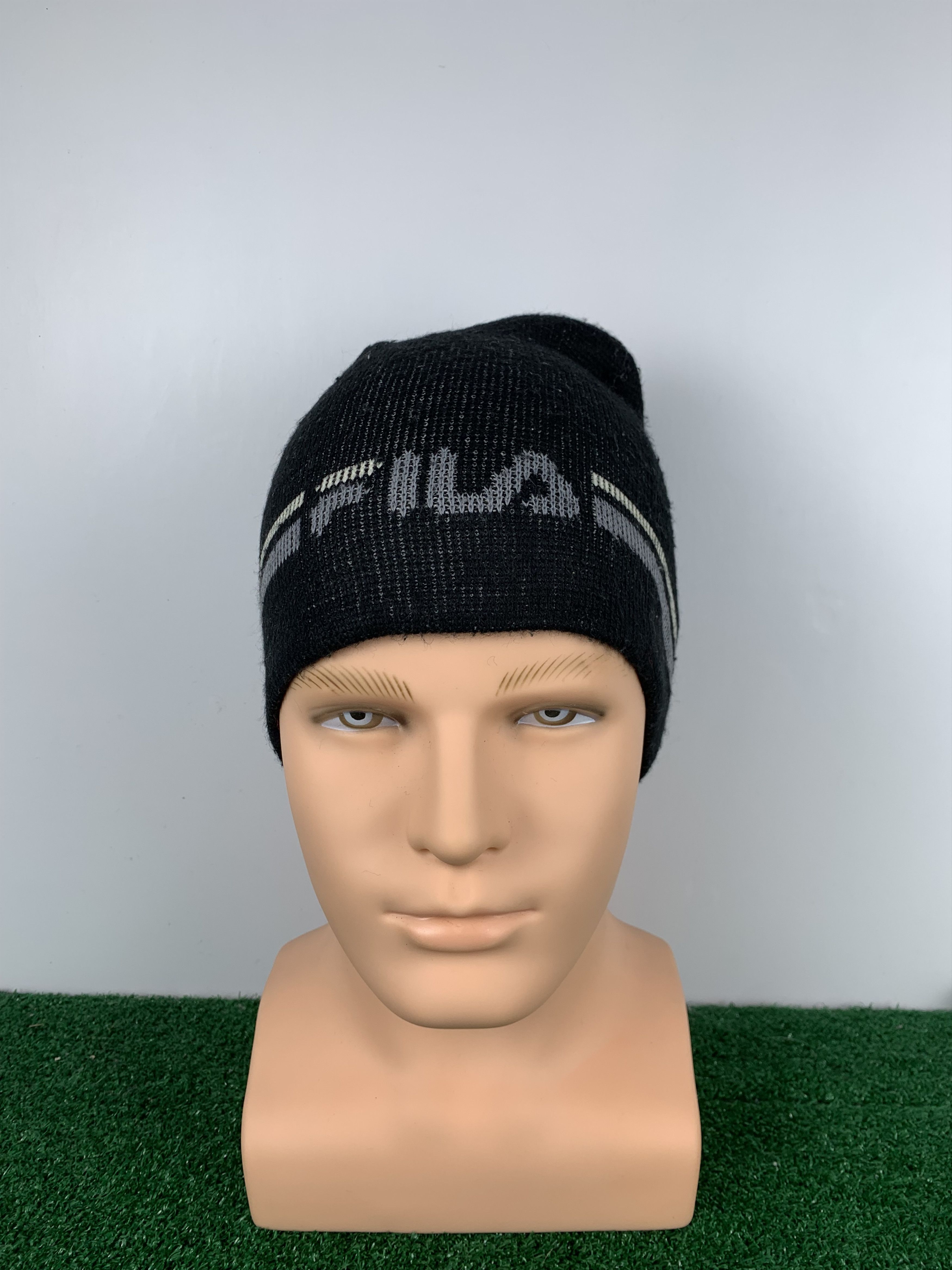 Fila × Vintage Vintage Fila Beanie Hat Winter Session Streetwear BA0036 Size ONE SIZE - 2 Thumbnail