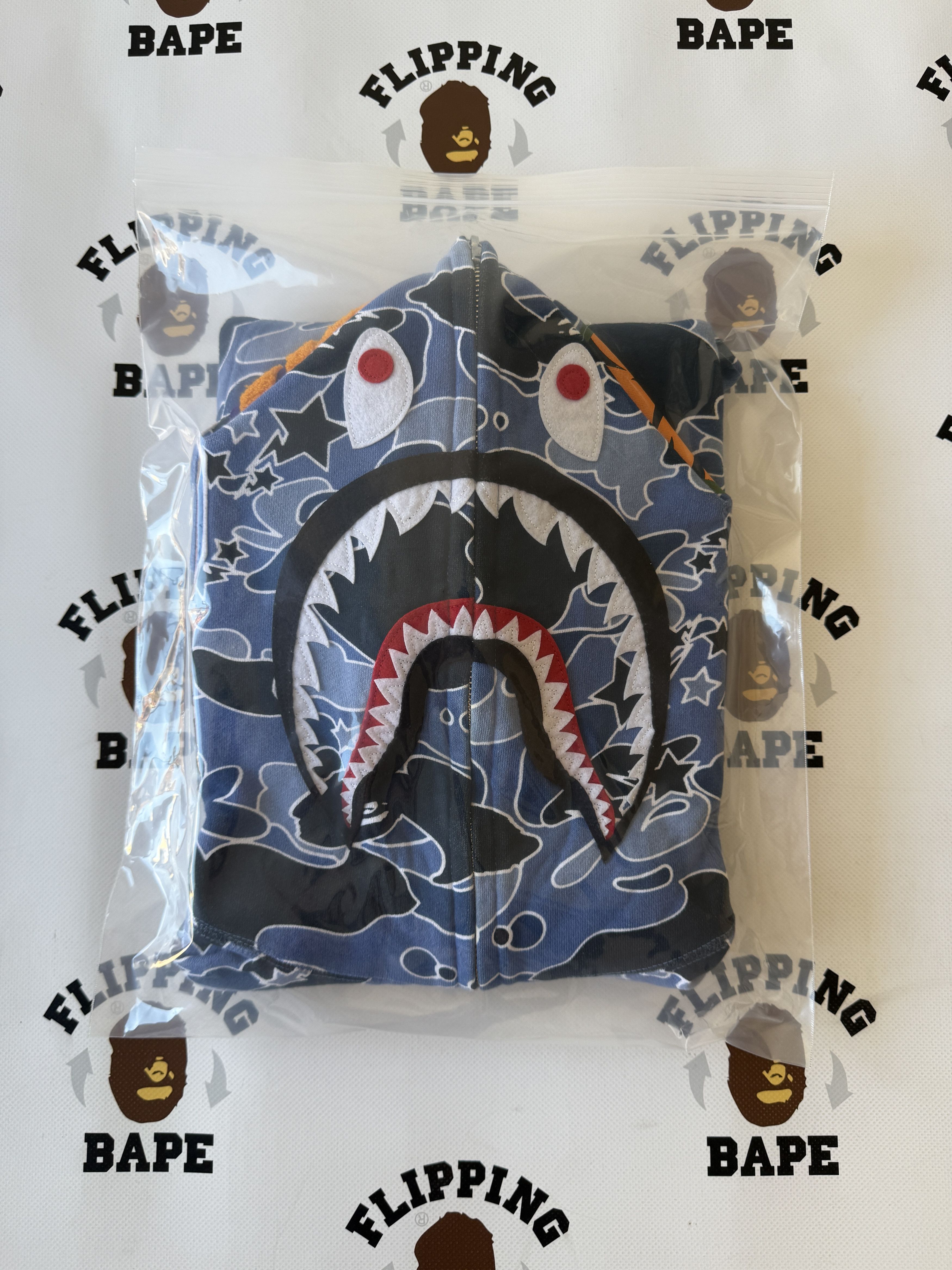 Bape BAPE STA CAMO SHARK FULL ZIP HOODIE (2017) Size US M / EU 48-50 / 2 - 16 Thumbnail