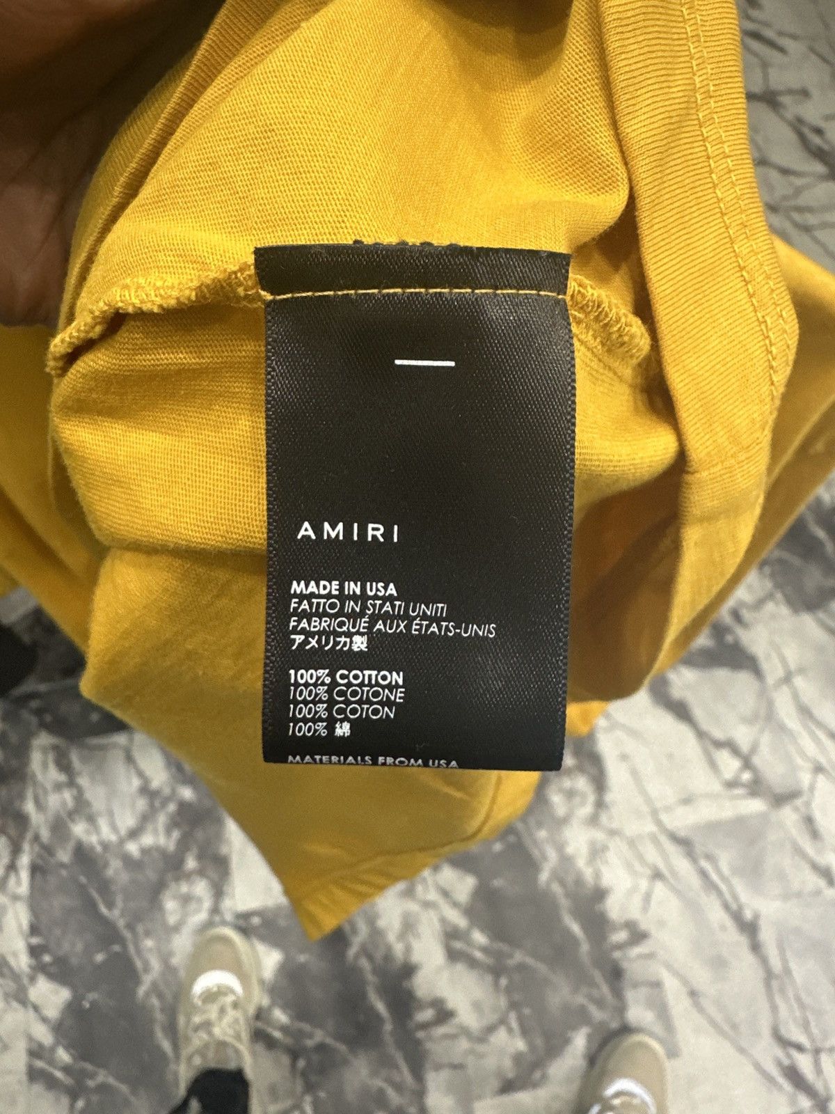 Amiri Amiri ‘Amiri’ Logo Tee Size US S / EU 44-46 / 1 - 4 Thumbnail