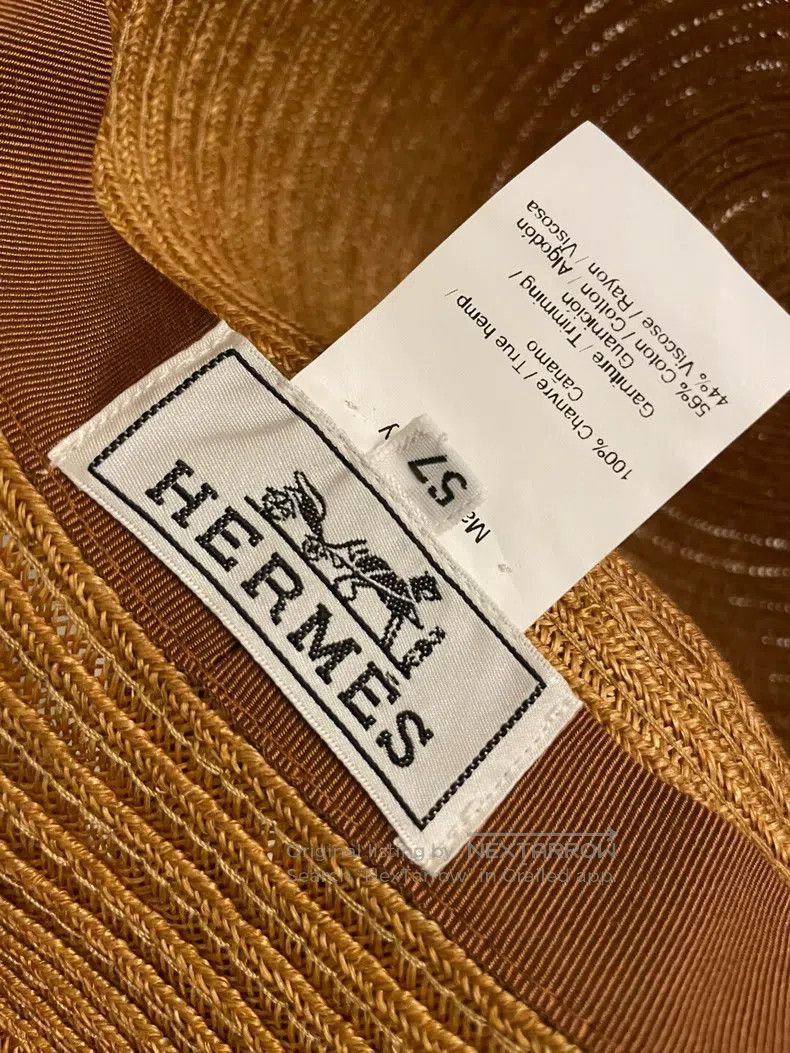 Hermes Hermes size 57 Classic straw hat Size ONE SIZE - 4 Thumbnail
