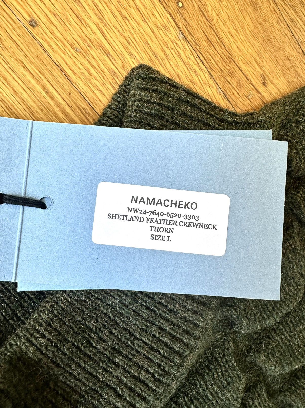 Namacheko New With Tags FW2024-25 Shetland Feather Crewneck Size US L / EU 52-54 / 3 - 12 Thumbnail