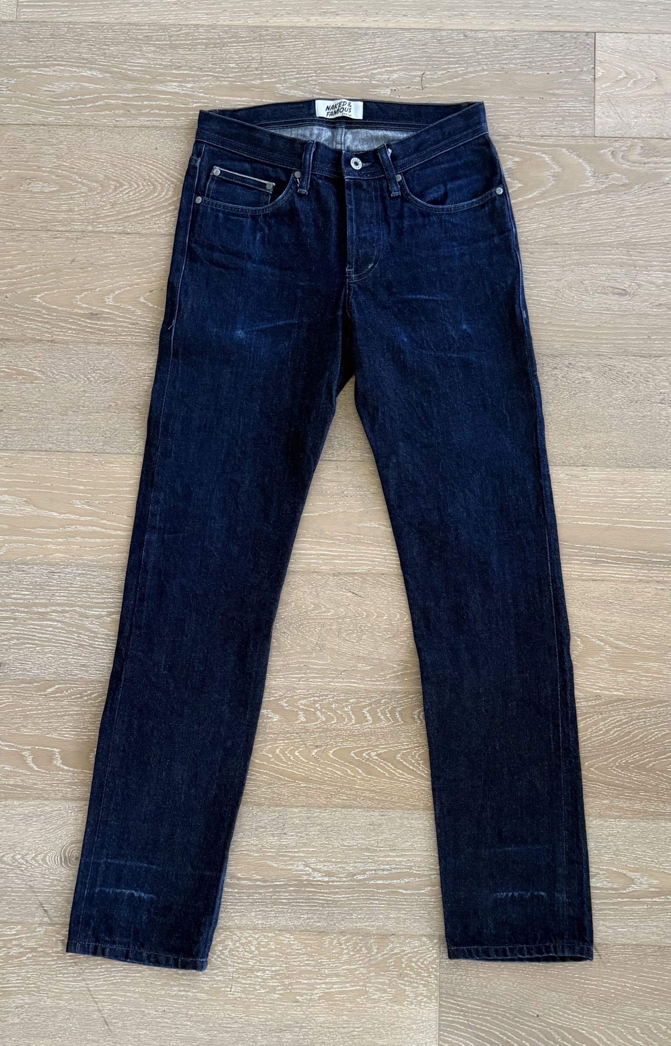 Naked & Famous Indigo Selvage Weird Guy Size US 30 / EU 46 - 1 Thumbnail