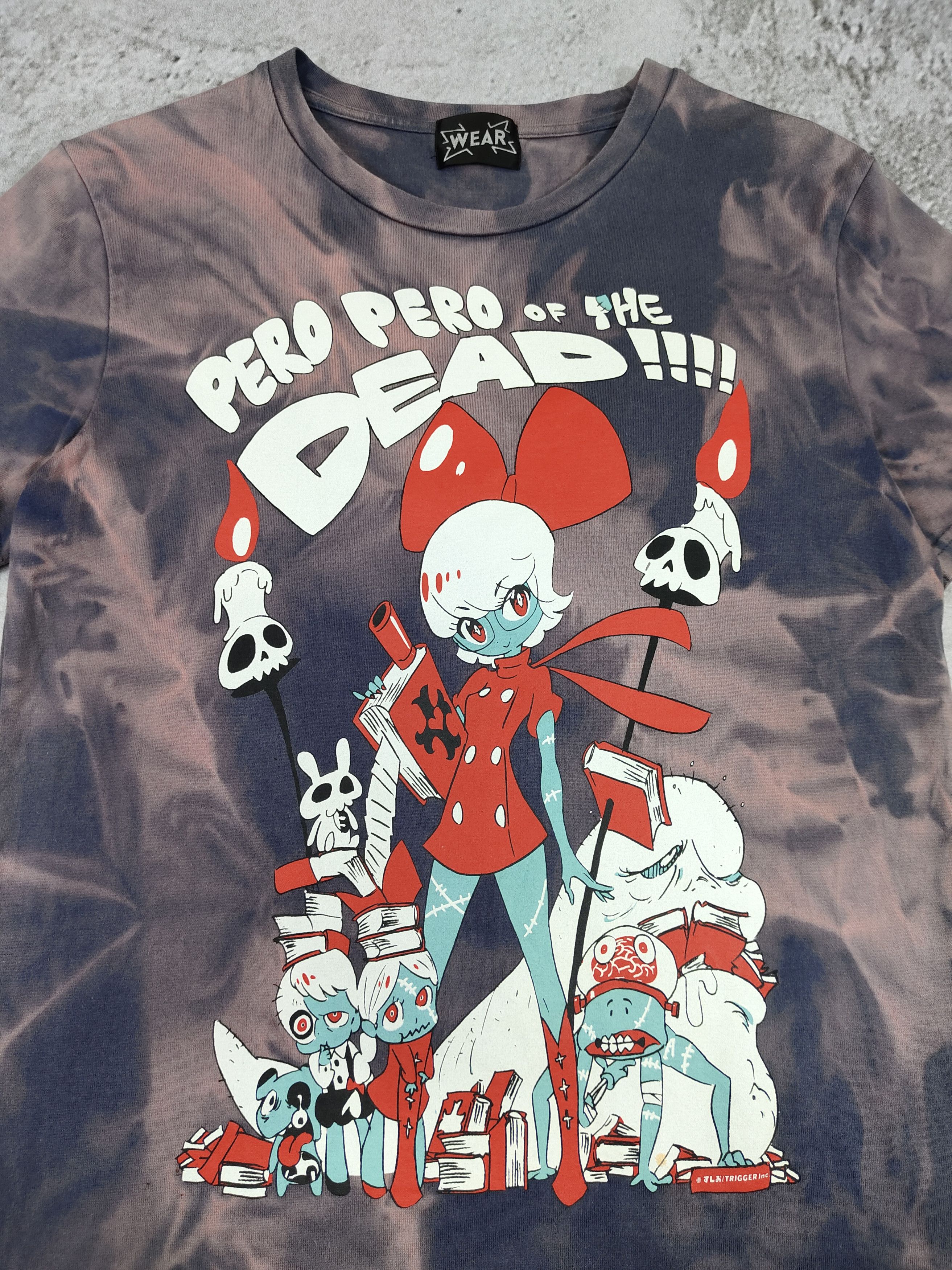 Anime Rare WEAR🇯🇵TRIGGER Studio Horror Anime Kawaii Smoke Washed Size US M / EU 48-50 / 2 - 2 Thumbnail