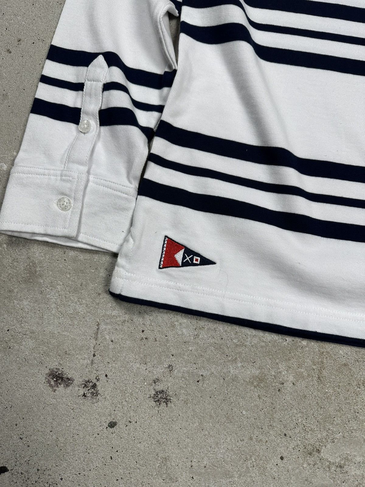 BMW BMW Yachting Sport Racing Striped Rugby Polo Long Sleeve Tee Size US S / EU 44-46 / 1 - 10 Thumbnail