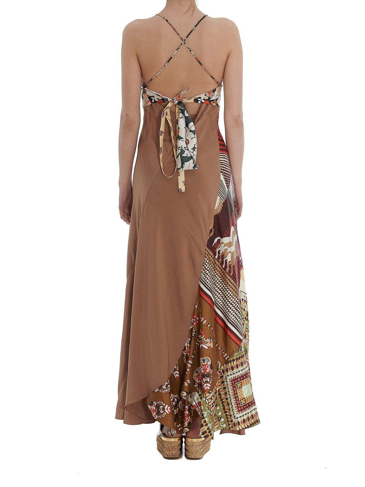 Chloe o1y0825 Maxi Dress in Multicolor Size L / US 10 / IT 46 - 4 Thumbnail