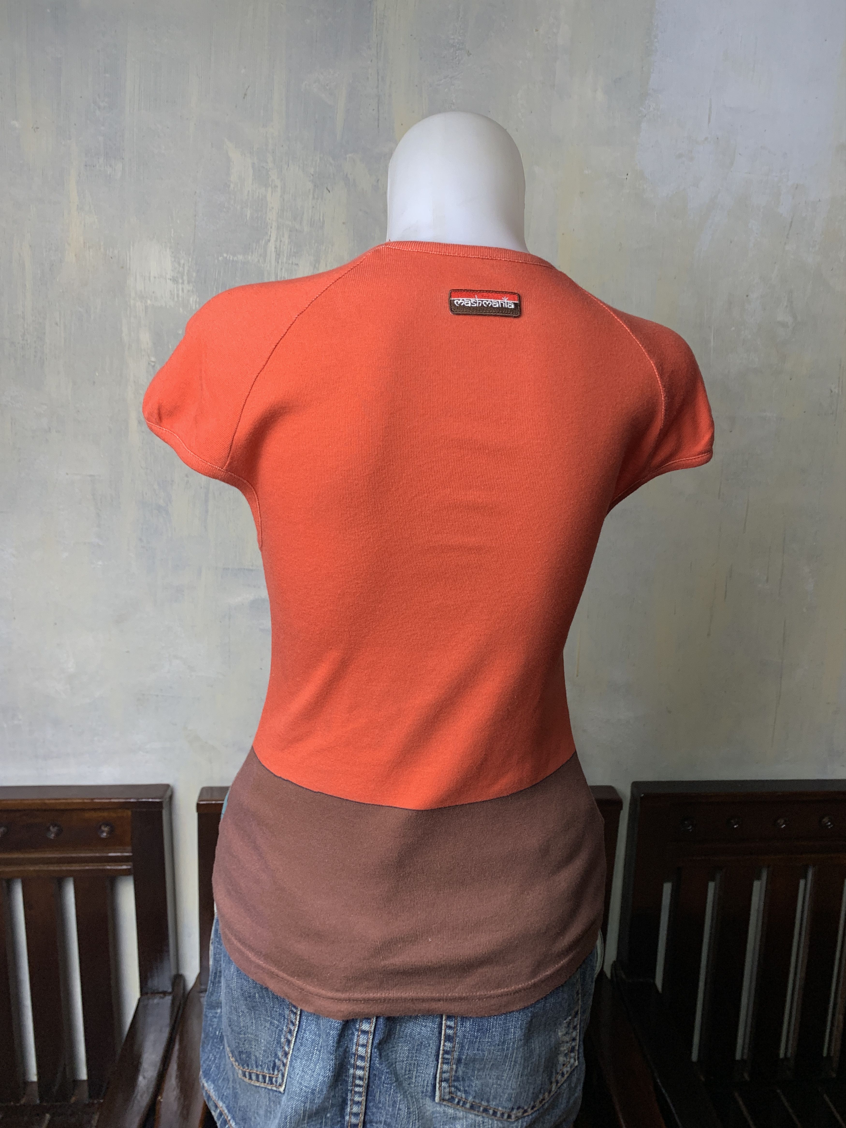 Japanese Brand 2000s Mash Mania Japan Kangoroo Fight Multicolor Fitted Tee Size S / US 4 / IT 40 - 6 Thumbnail