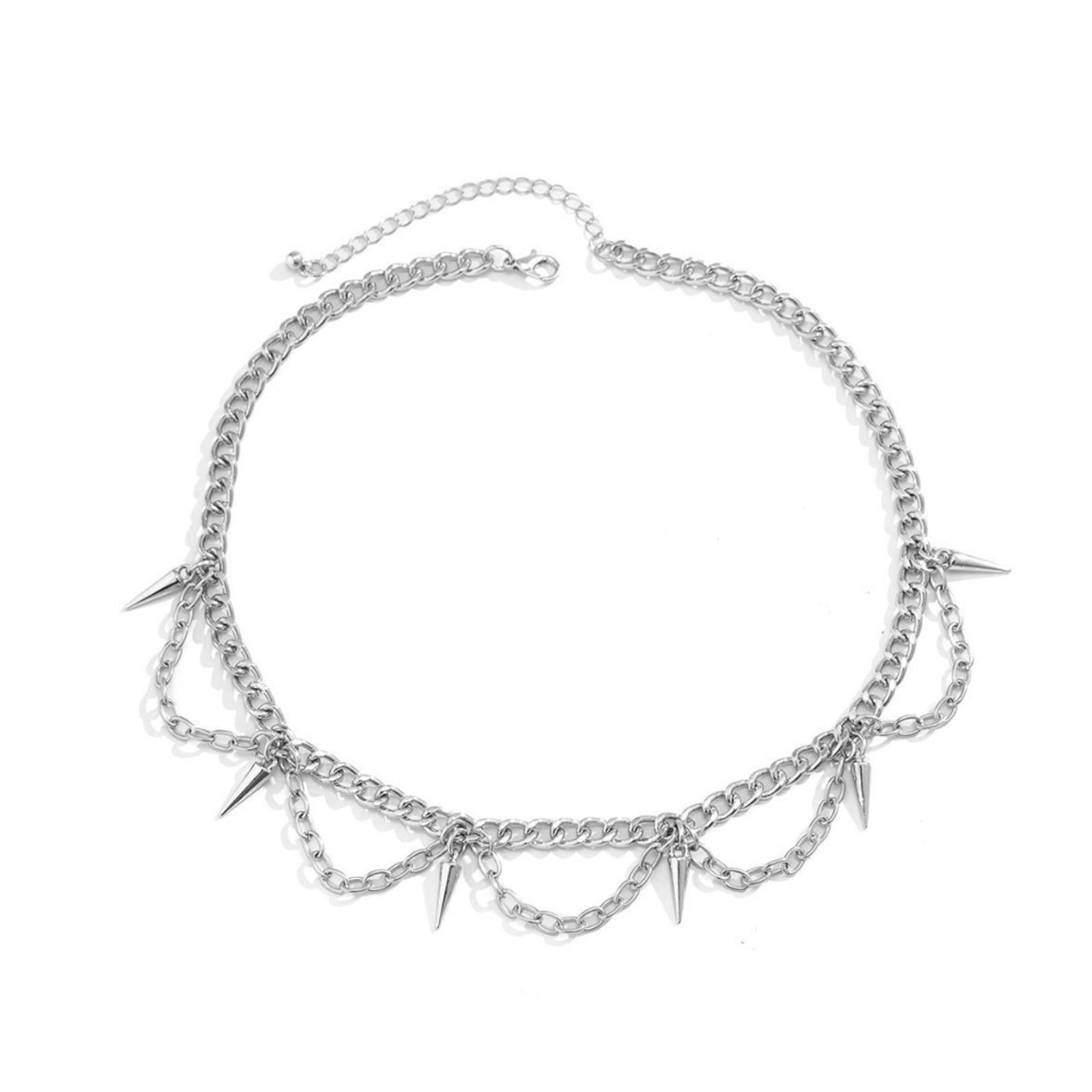 Jewelry Layered Punk Rivet Necklace Size ONE SIZE - 4 Thumbnail