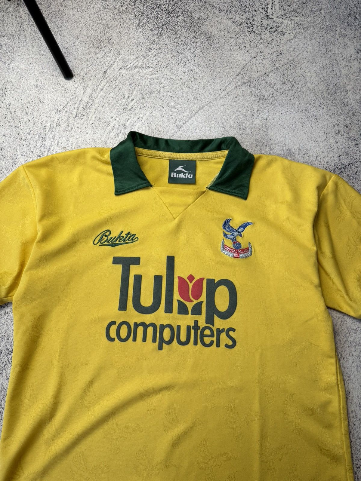 Vintage Crystal Palace Away Football Shirt 1992 Adults Large Bukta Size US M / EU 48-50 / 2 - 5 Thumbnail