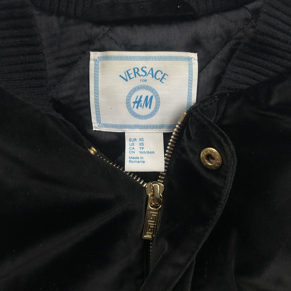 H&M × Versace Versace x H&M S/S11 Silk Joint Bomber Jacket Size US XS / EU 42 / 0 - 5 Thumbnail