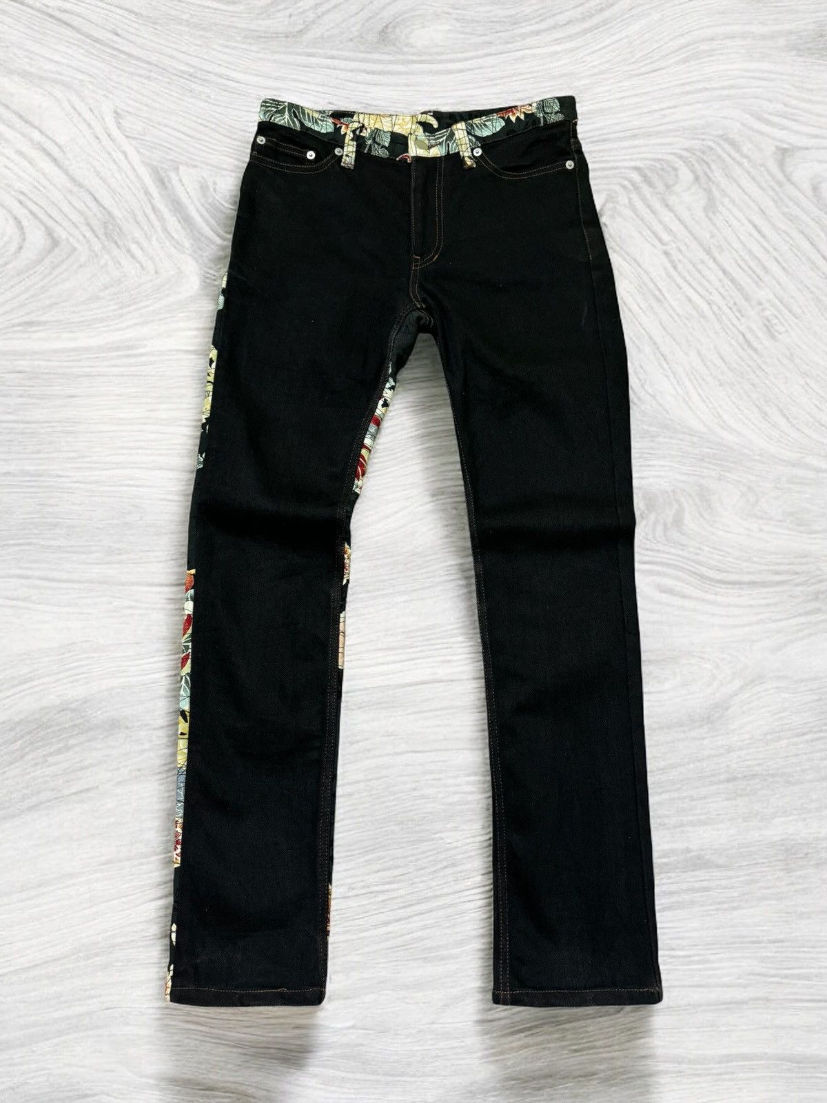 Hysteric Glamour × Japanese Brand Vintage GLAMDY Reconstructed Undercover Style Denim Pant Size US 29 - 2 Thumbnail