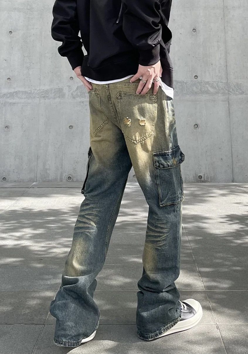 Jean × Vintage Y2k Cargo Jeans Men Size US 30 / EU 46 - 4 Thumbnail