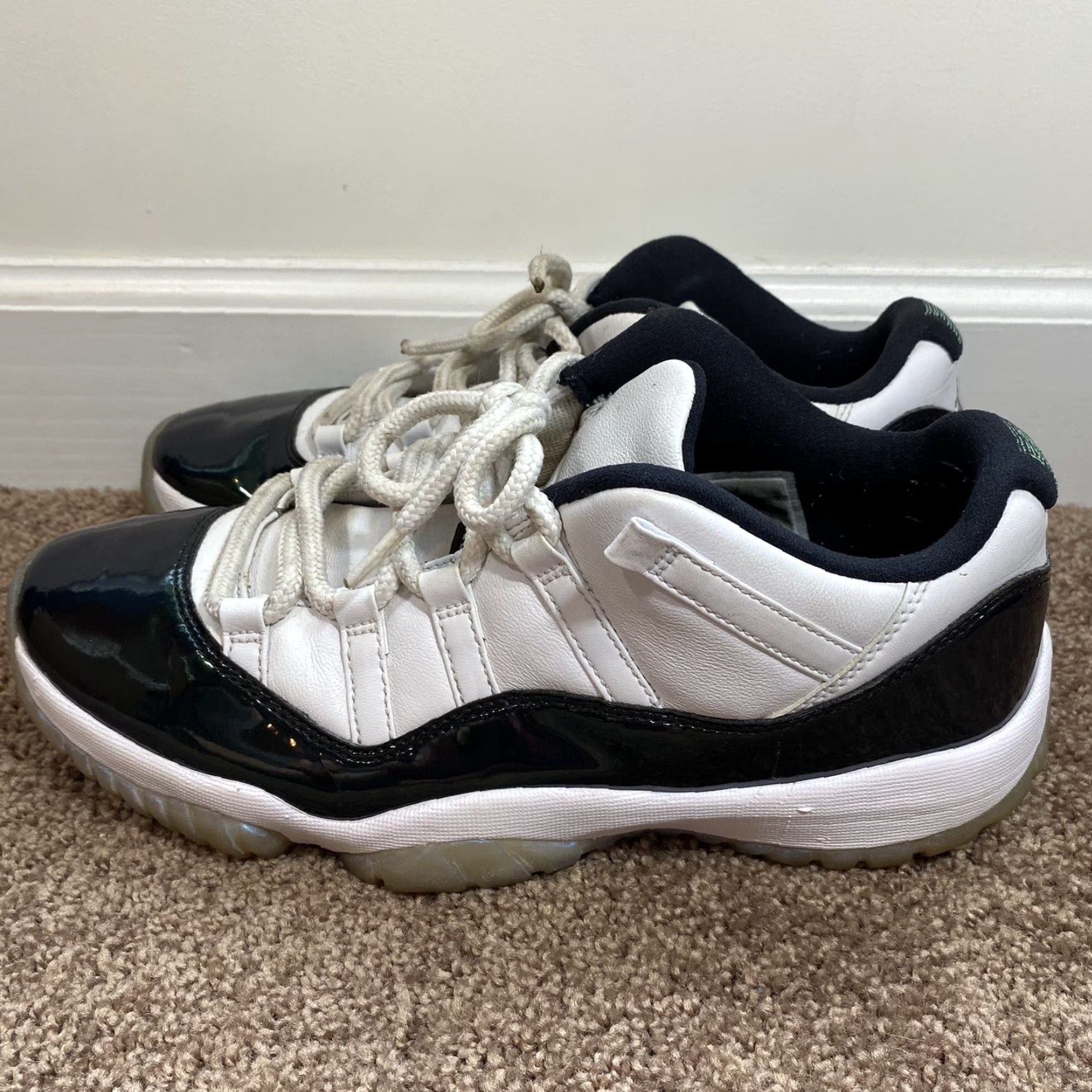 Nike Nike Air Jordan 11 Retro Low Sneakers Mens 10.5 Basketball Casual Low Top Emerald Easter 528895-145 Size US 11 / EU 44 - 7 Thumbnail