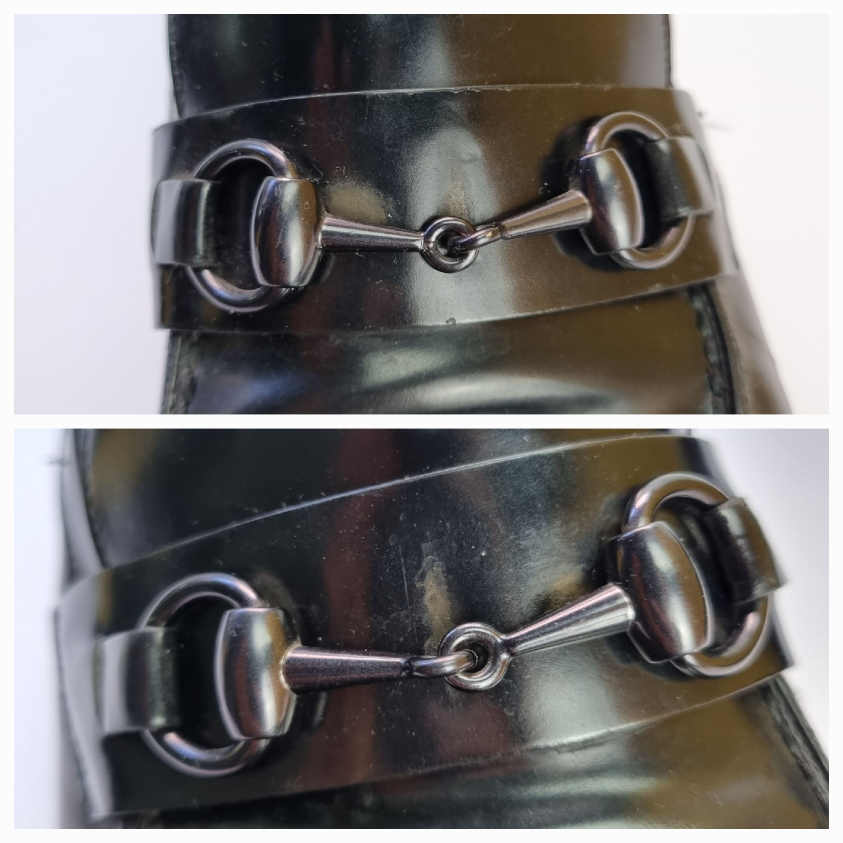 Gucci Vintage Gucci Vibram Leather Loafers Italian Shoes 181808 Size US 7 / EU 40 - 22 Thumbnail