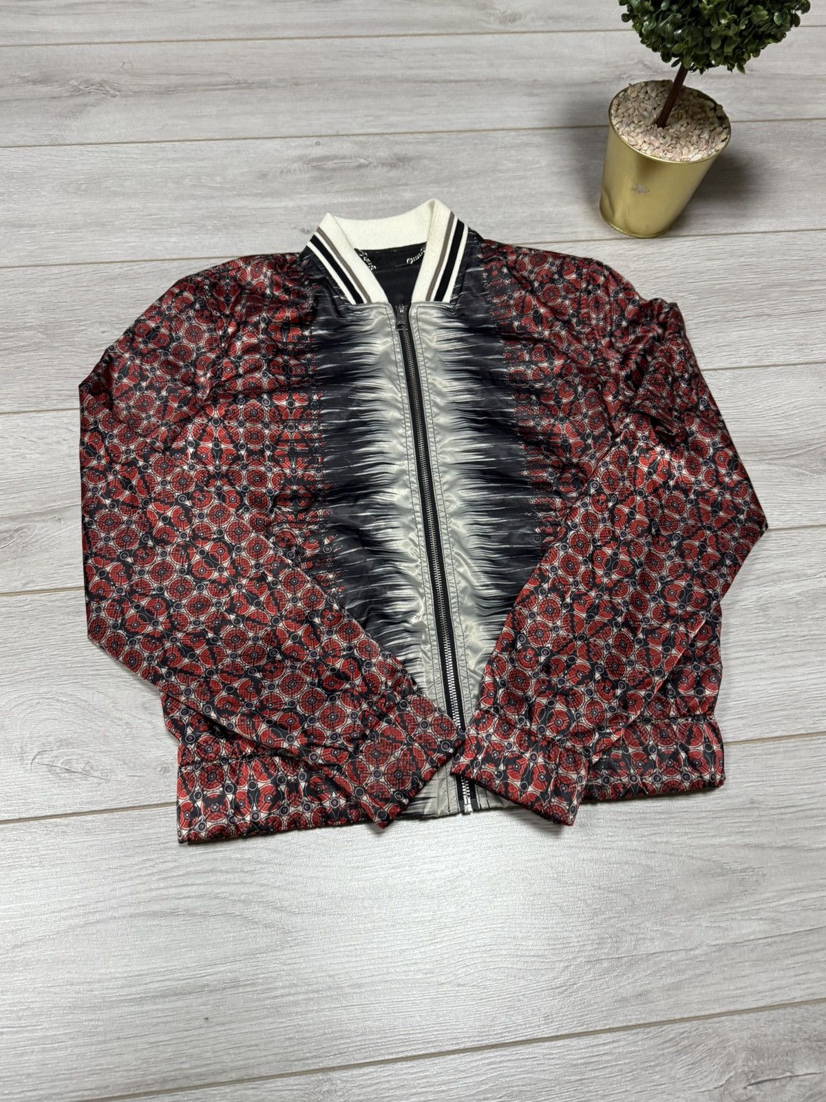Just Cavalli Just Cavalli jacquard abstract all over print bomber jacket Size US M / EU 48-50 / 2 - 4 Thumbnail