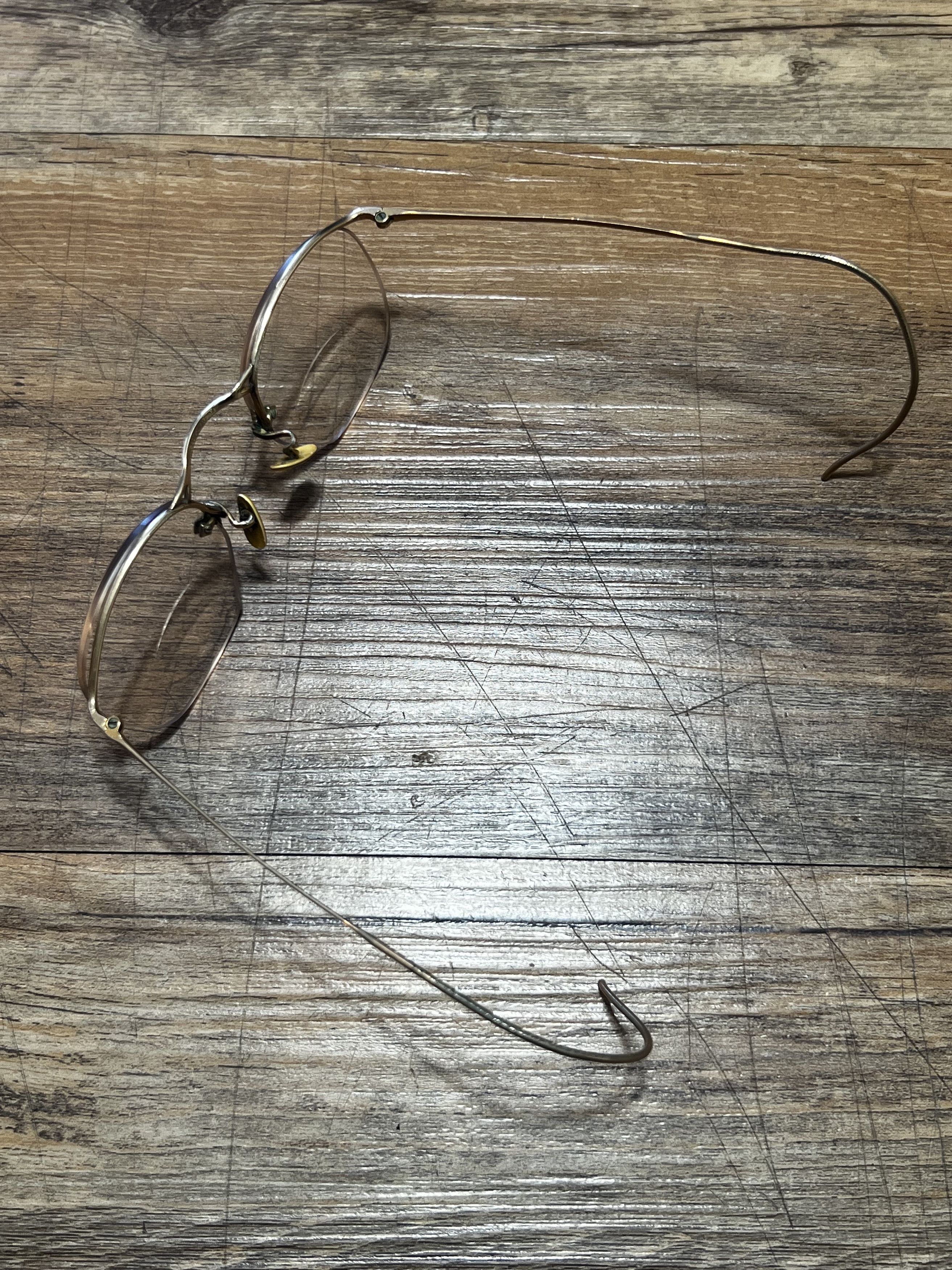 Vintage Vintage American Optical 12K GF Gold Frame Reading Glasses Size ONE SIZE - 3 Thumbnail