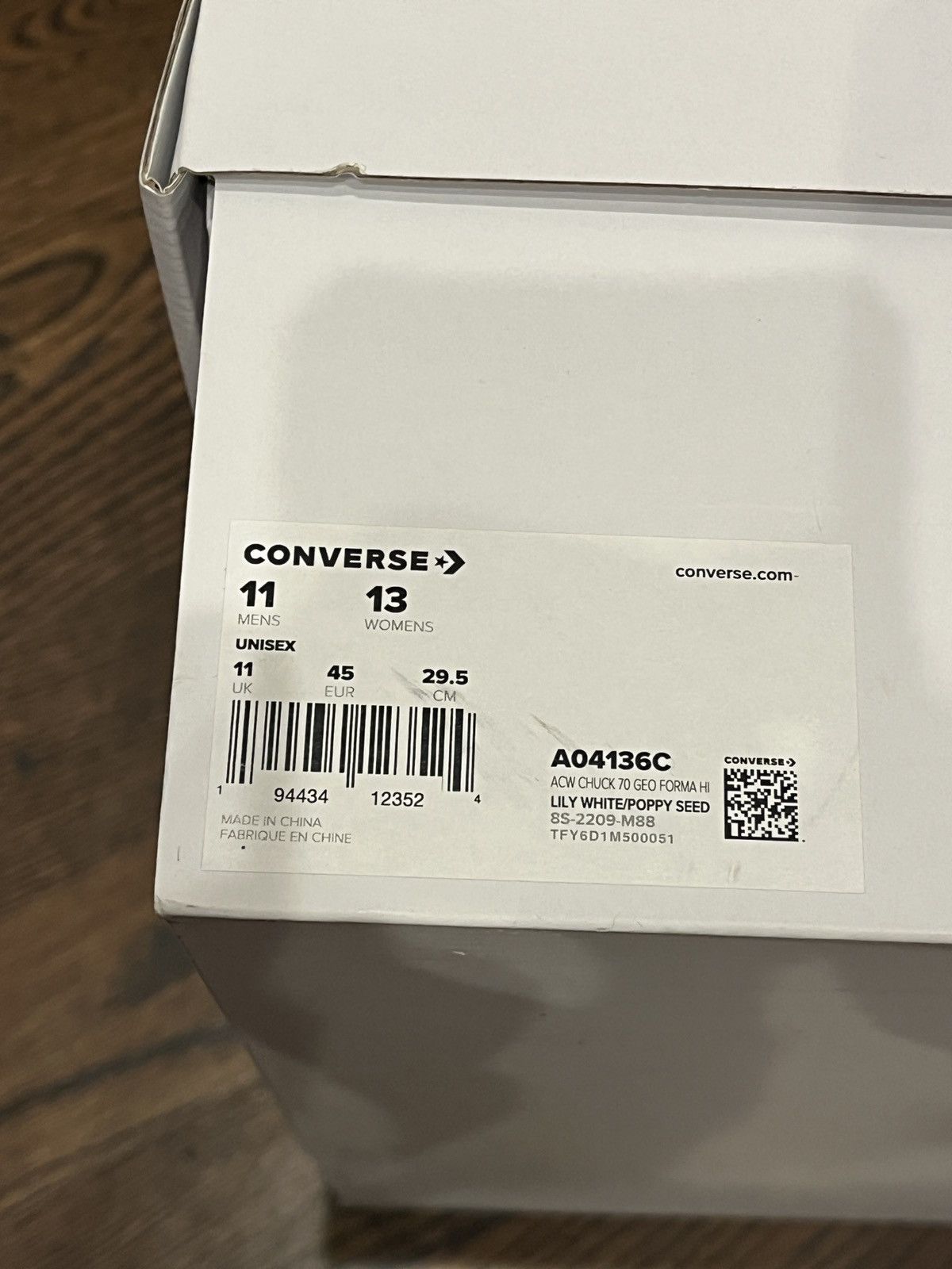A-COLD-WALL* × Converse A Cold Wall x Converse Geo Forma Boot Size US 11 / EU 44 - 19 Thumbnail