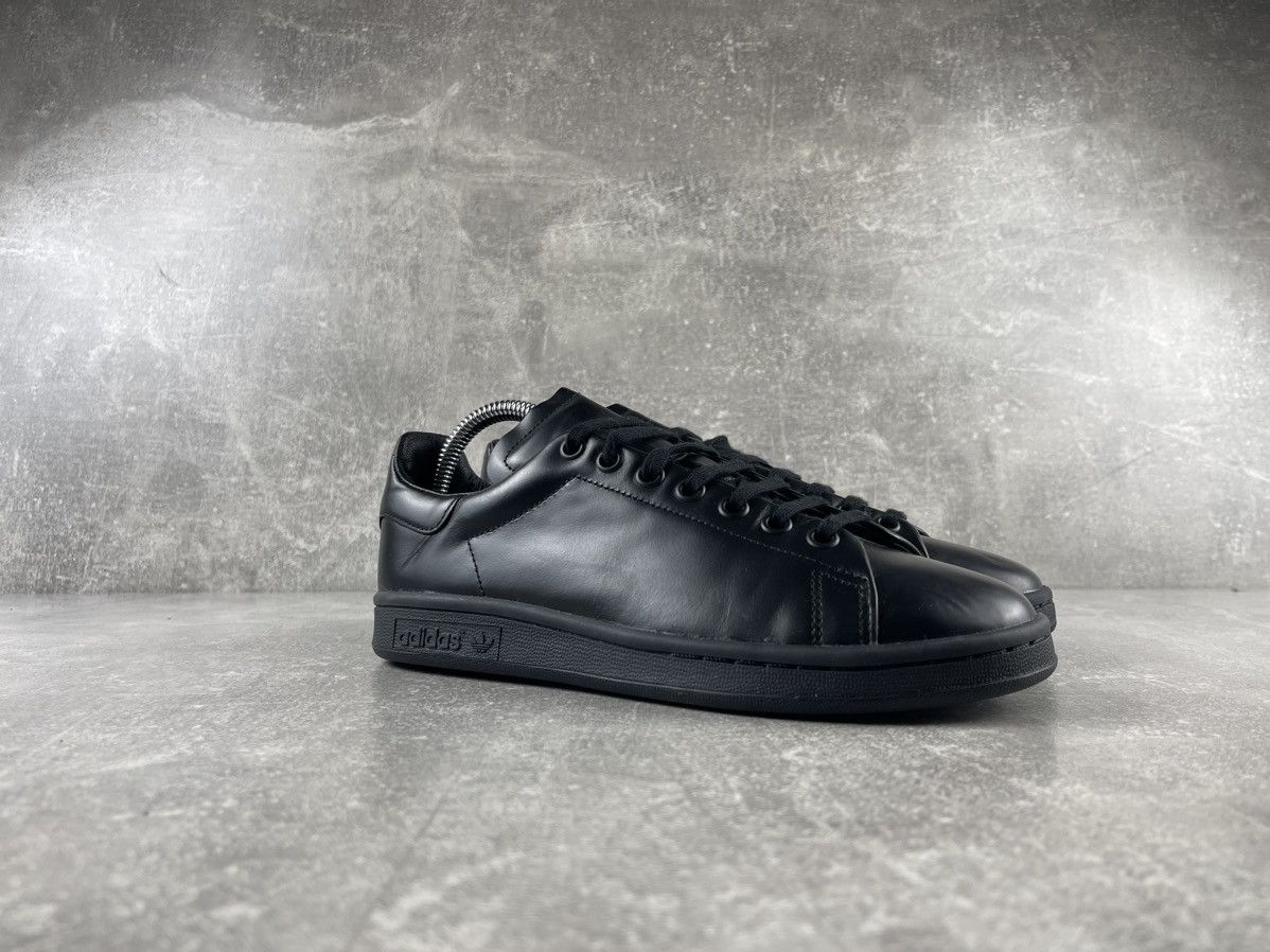 Adidas Adidas Dover Street Market Stan Smith Black Leather Sneakers Size US 5.5 / IT 35.5 - 2 Thumbnail