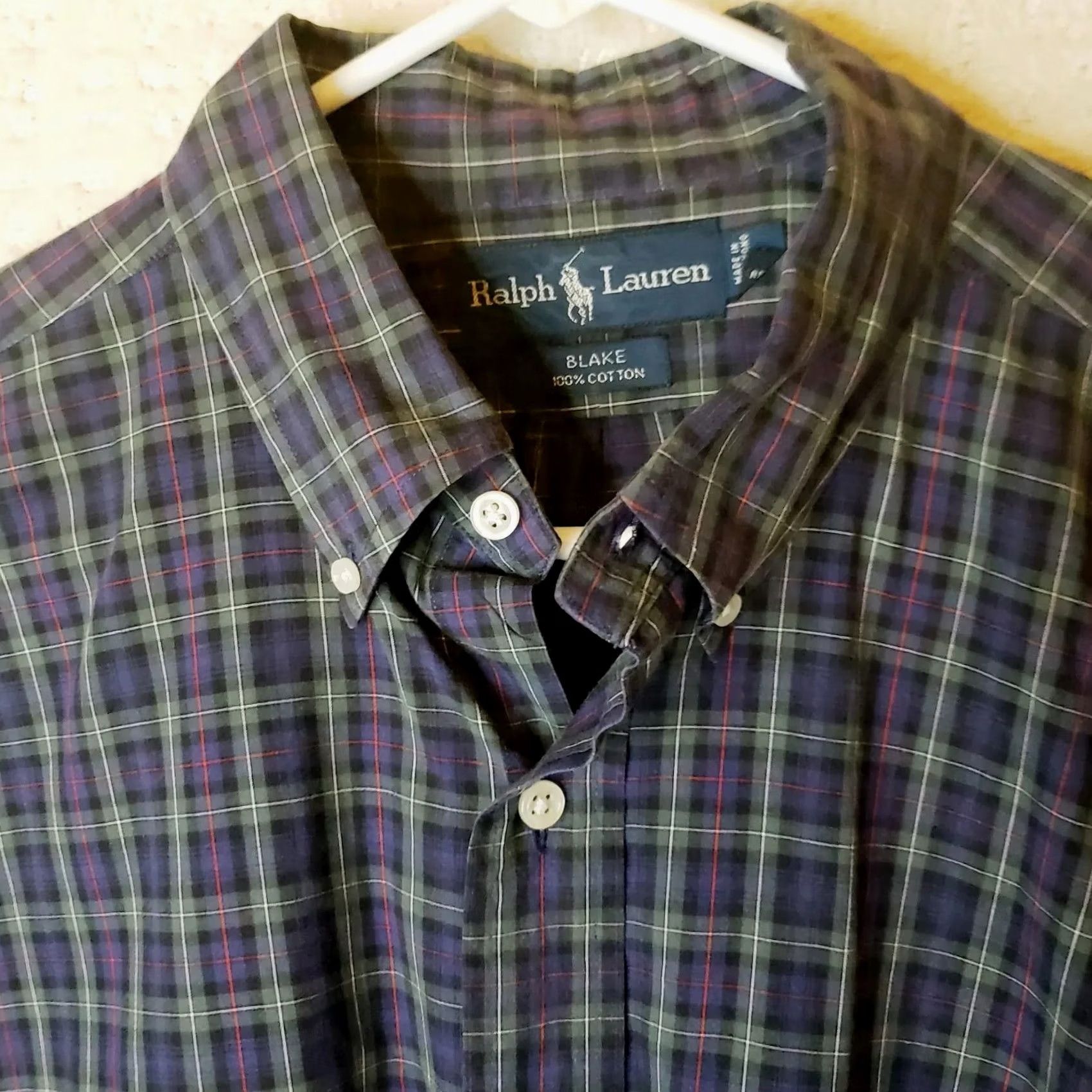 Polo Ralph Lauren Polo Ralph Lauren Blake Button Up Shirt Men's L Long Sleeve Plaid Blue Green Red Size US L / EU 52-54 / 3 - 5 Thumbnail