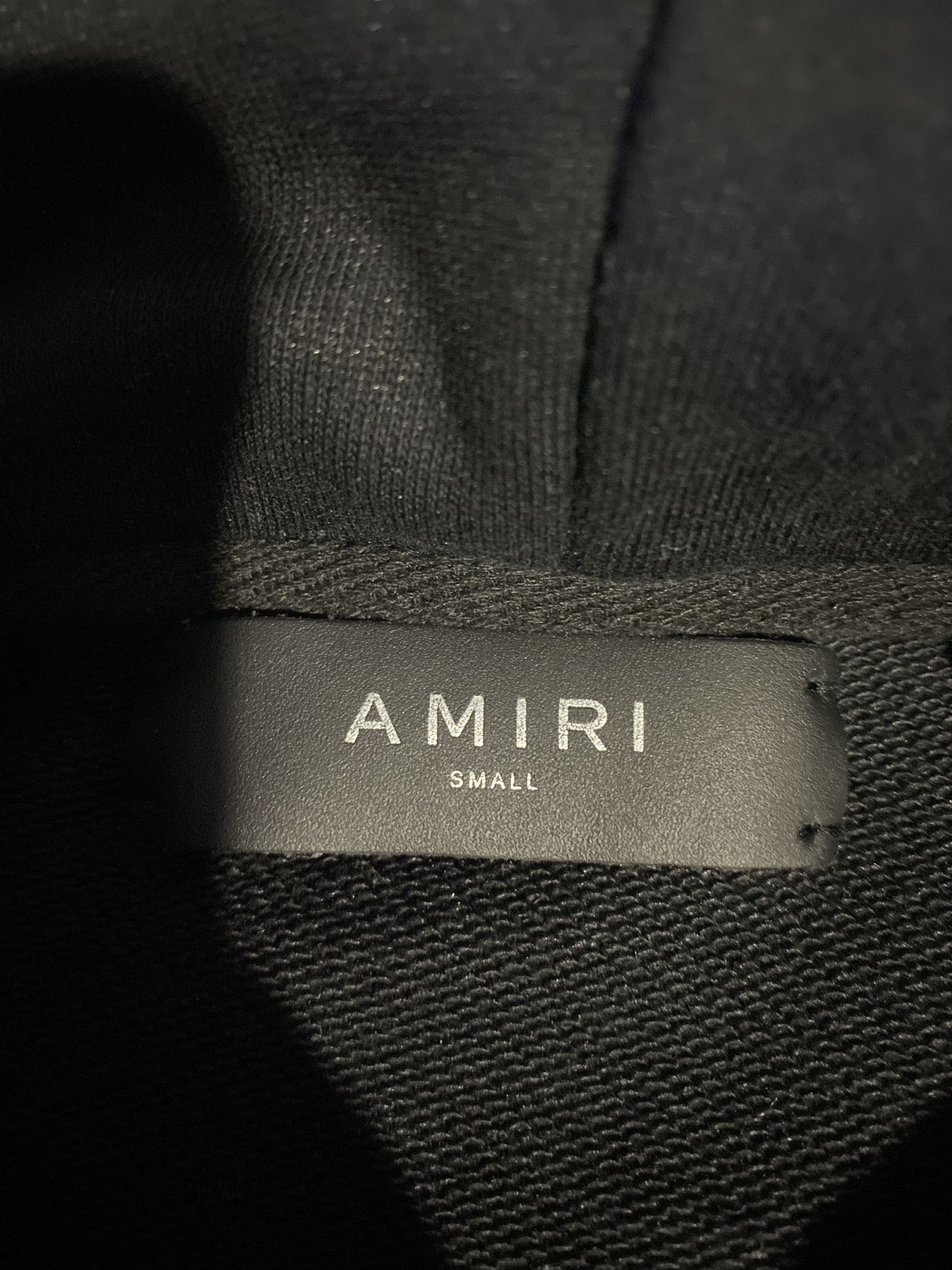 Designer Amiri Classic Logo Hoodie Black Authentic *RARE* Size US S / EU 44-46 / 1 - 8 Thumbnail