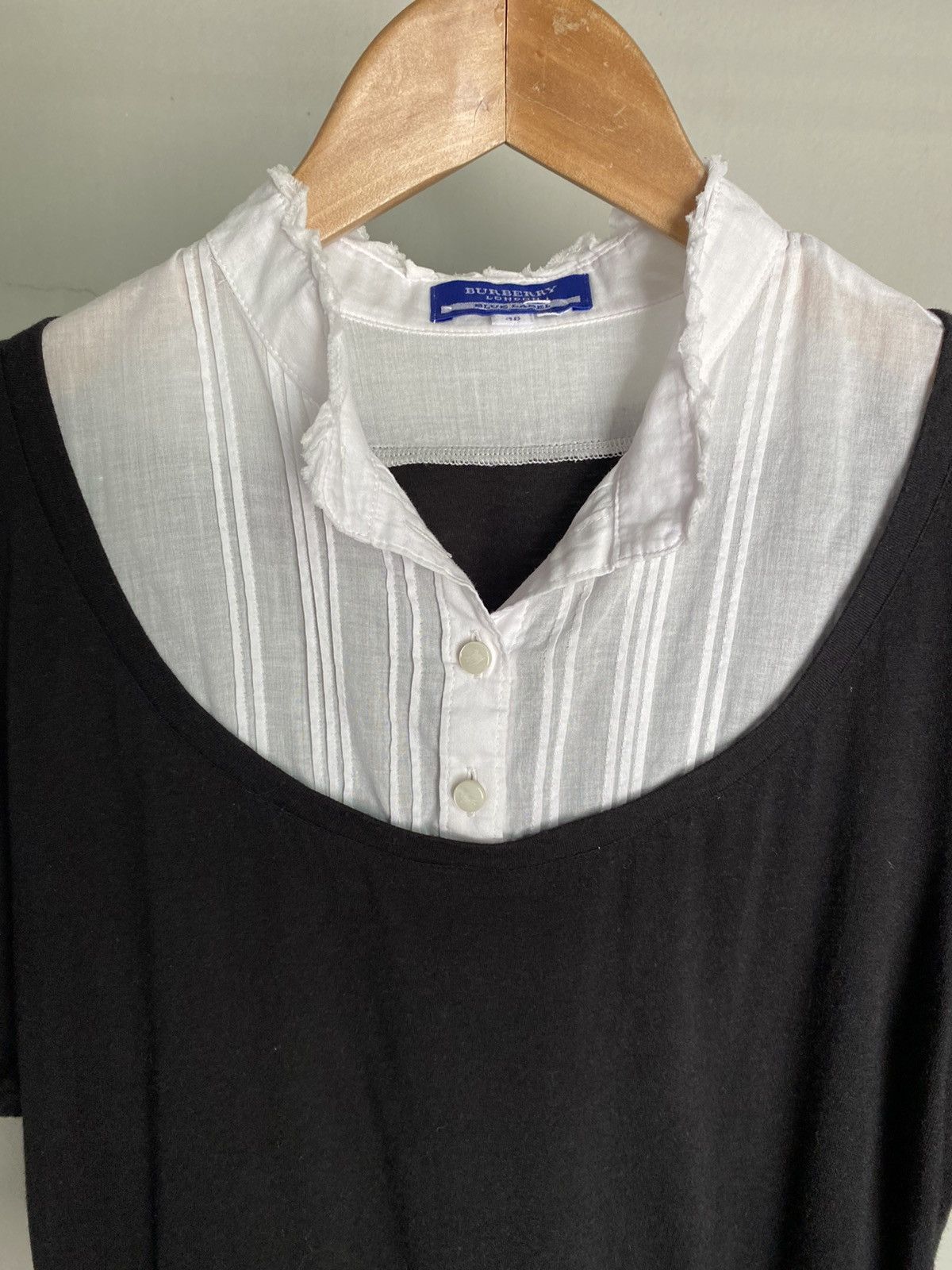 Burberry BURBERRY Black Puff Sleeve Blouses Size XS / US 0-2 / IT 36-38 - 3 Thumbnail