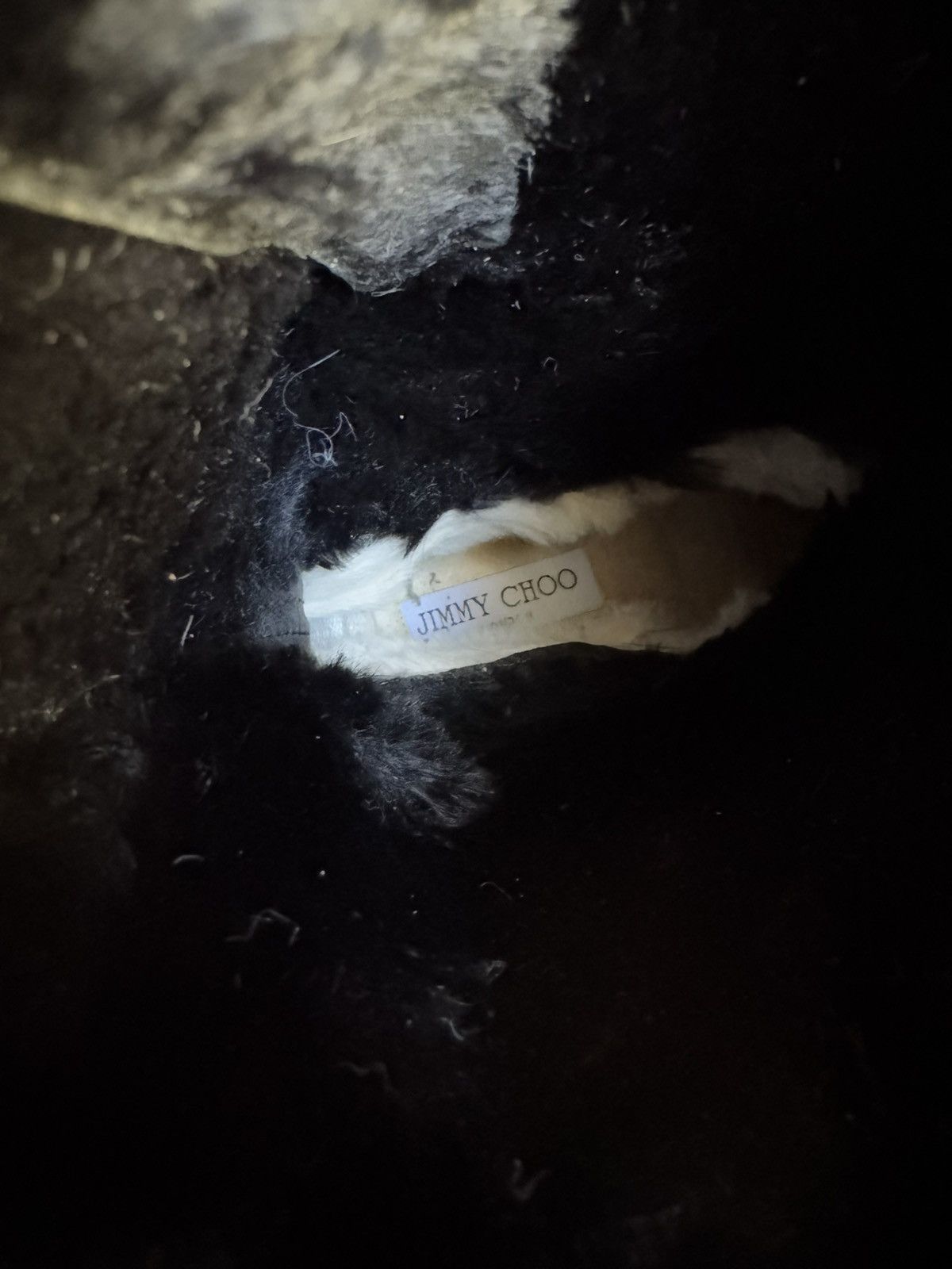 Jimmy Choo × Vintage Engineer fur boots Size US 9.5 / IT 39.5 - 11 Thumbnail