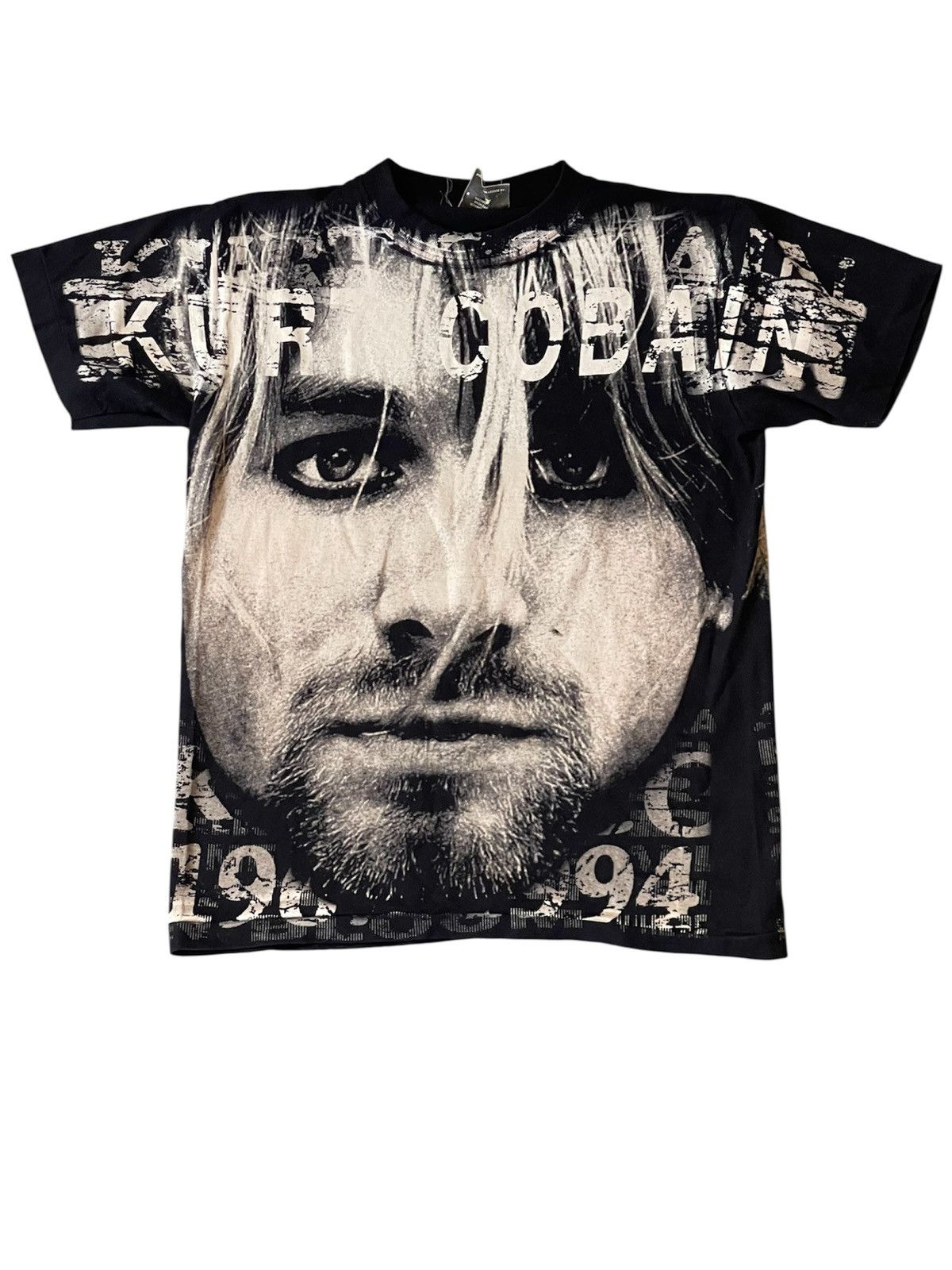 Nirvana 1994 Kurt Cobain Nirvana Memorial tee vintage single stitch Size US M / EU 48-50 / 2 - 1 Thumbnail